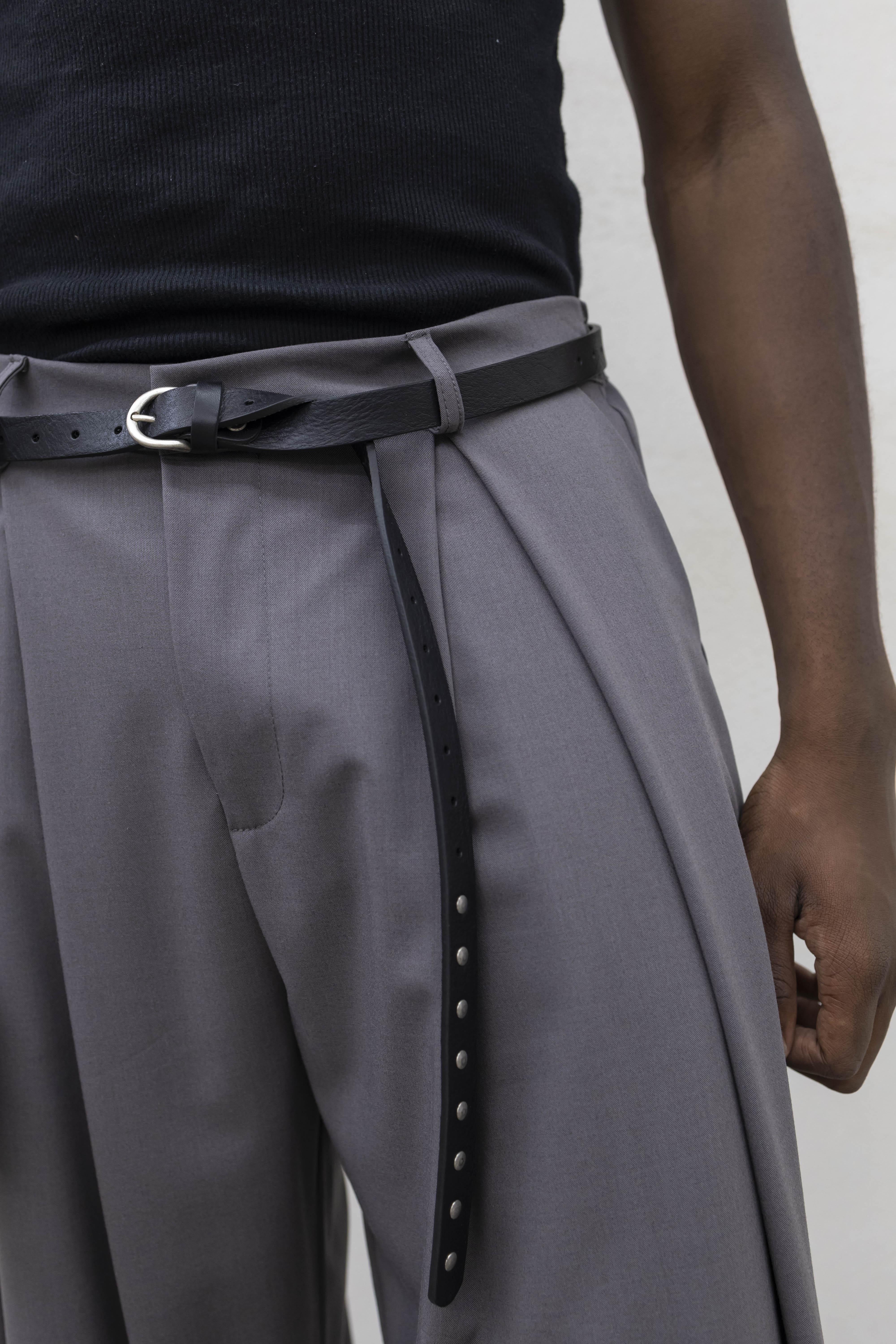 Tokyo pantaloni grigio con super pences