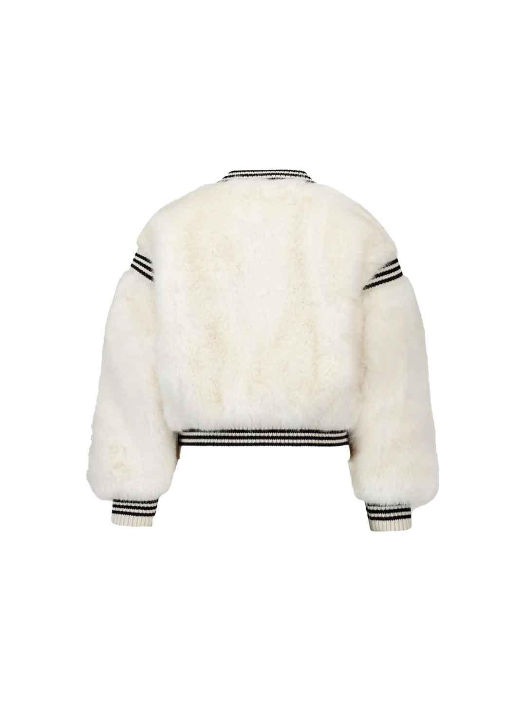 Twinset pelliccia kids bianco