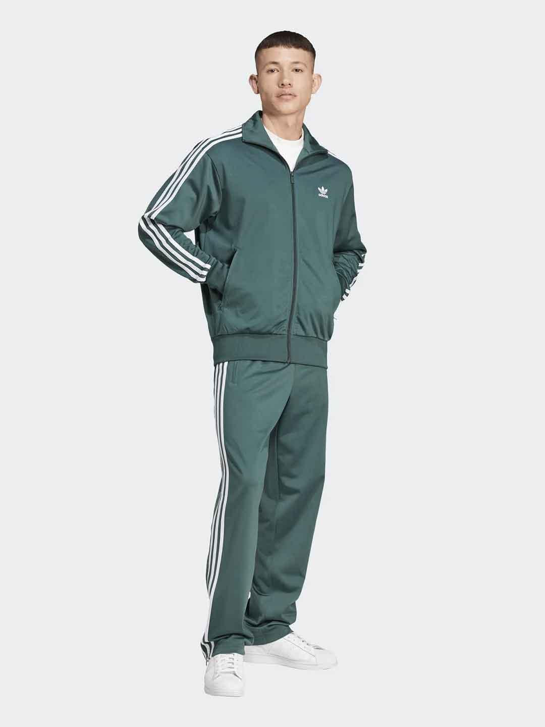 Adidas felpa verde con zip