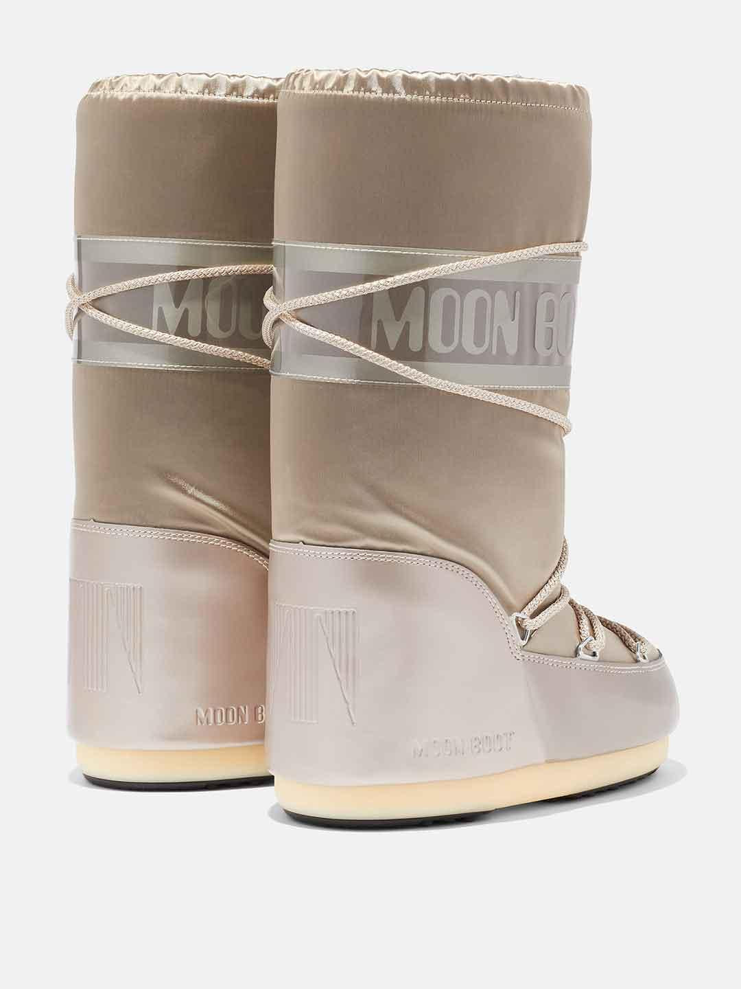 Moon Boot Icon Glance stivale oro in raso