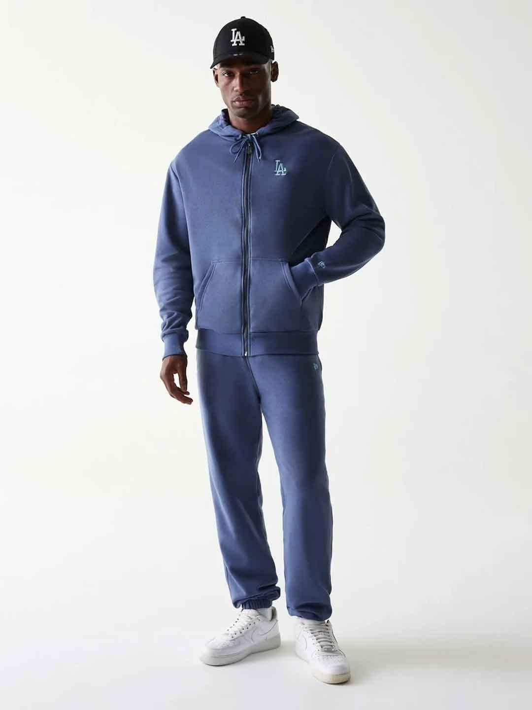 New Era felpa blu LA con zip