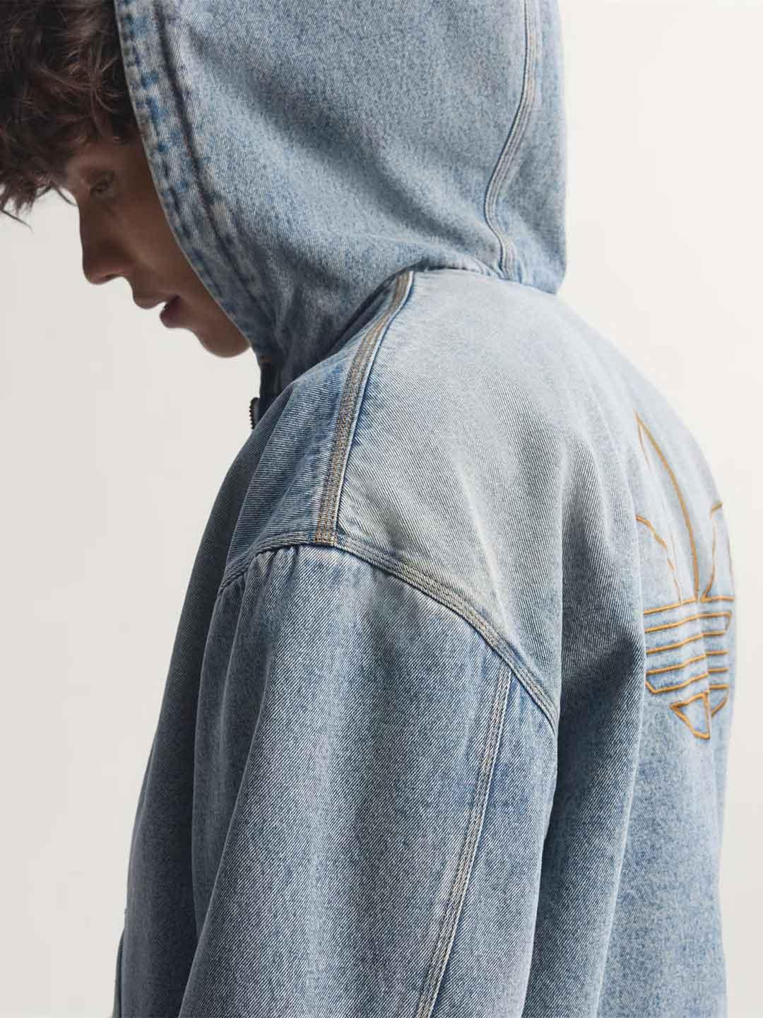 Adidas giubbino in jeans