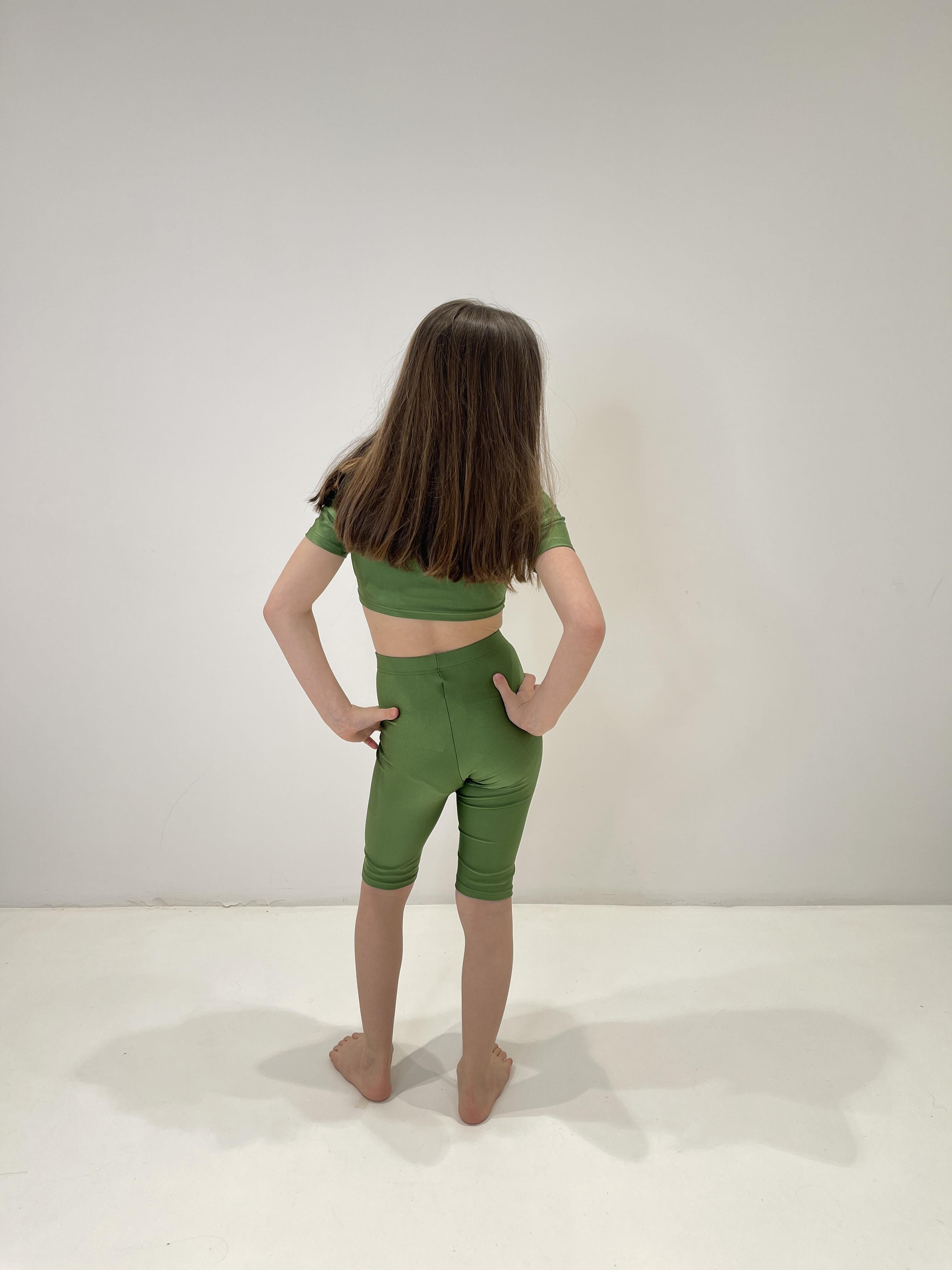 Island Coco leggings kids verde ciclista
