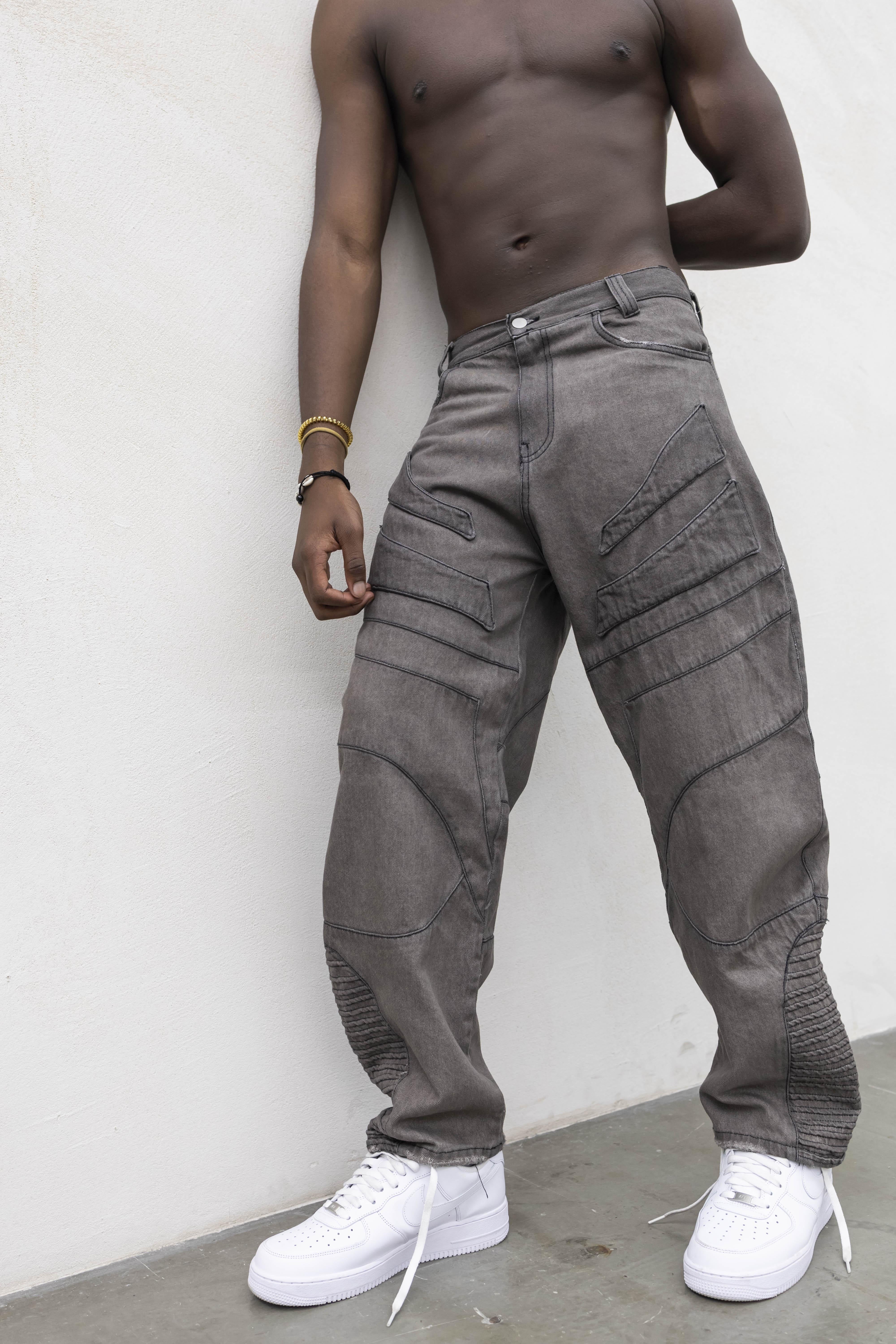Present Day jeans marrone robot