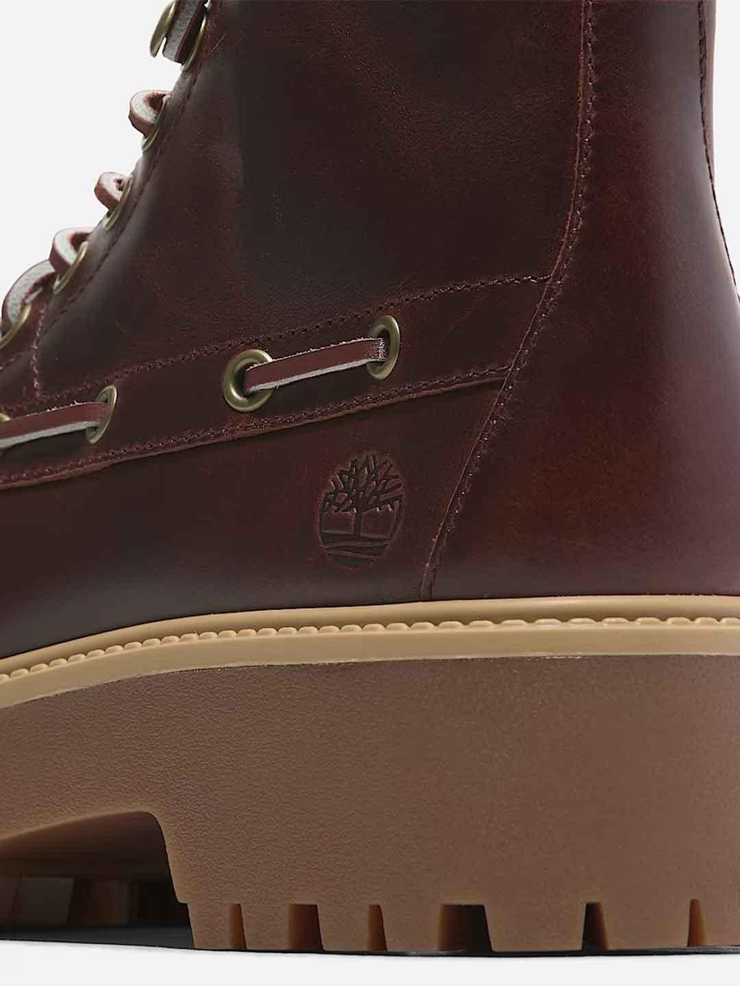 Timberland Stone Street anfibio bordeaux con frange