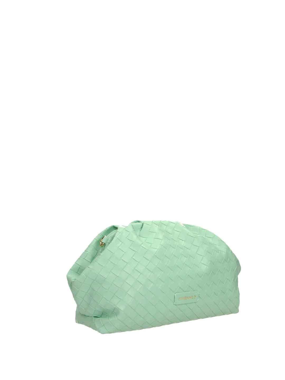 Vivienne D Maxi Pochette Twist borsa verde