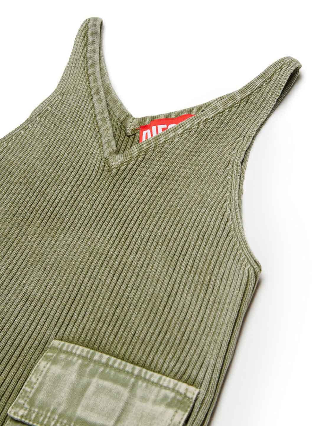 Diesel Kamyn top verde a coste