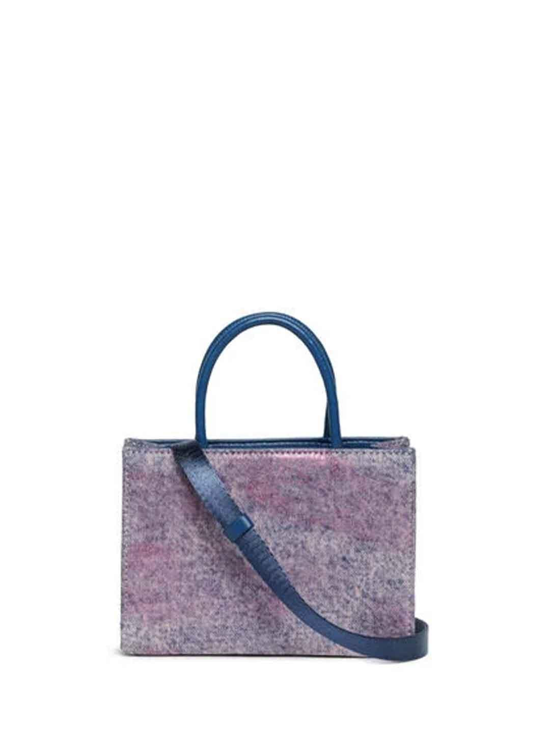 Diesel 3D Mini Bag borsa fucsia in jeans