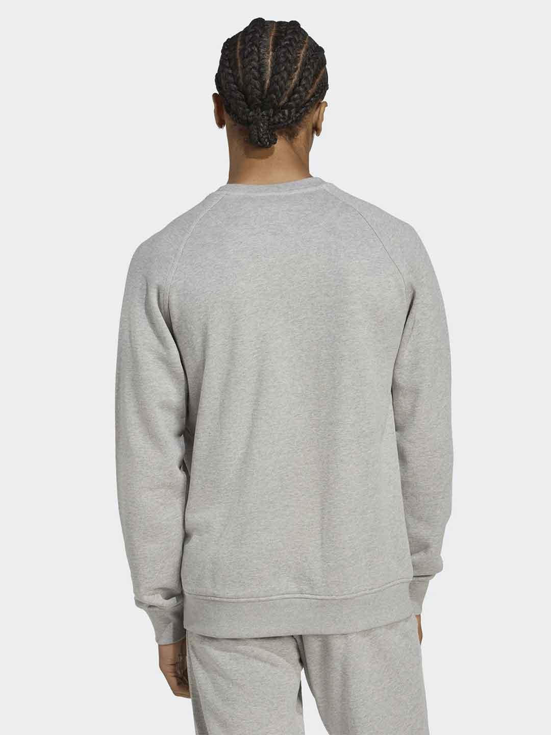 Adidas felpa grigio girocollo