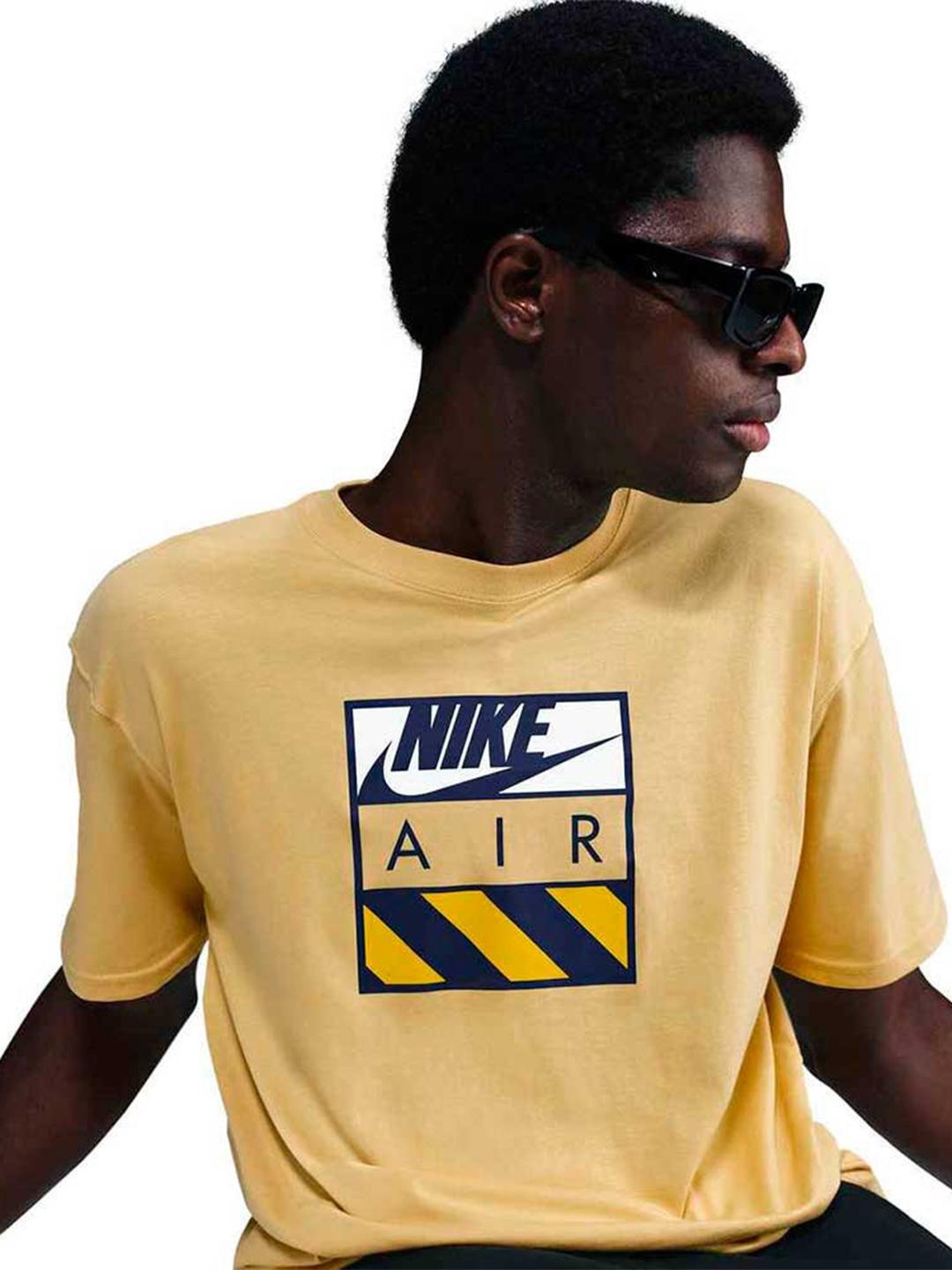 Nike t-shirt giallo ocra Air