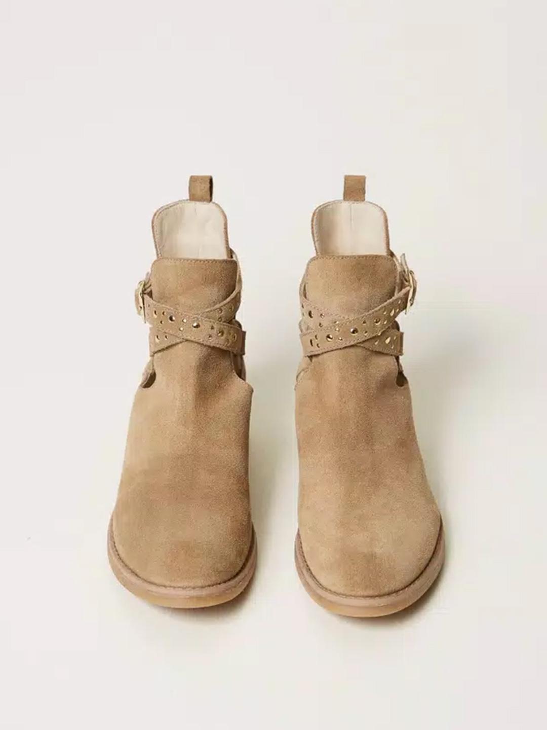 Twinset stivali kids beige camperos