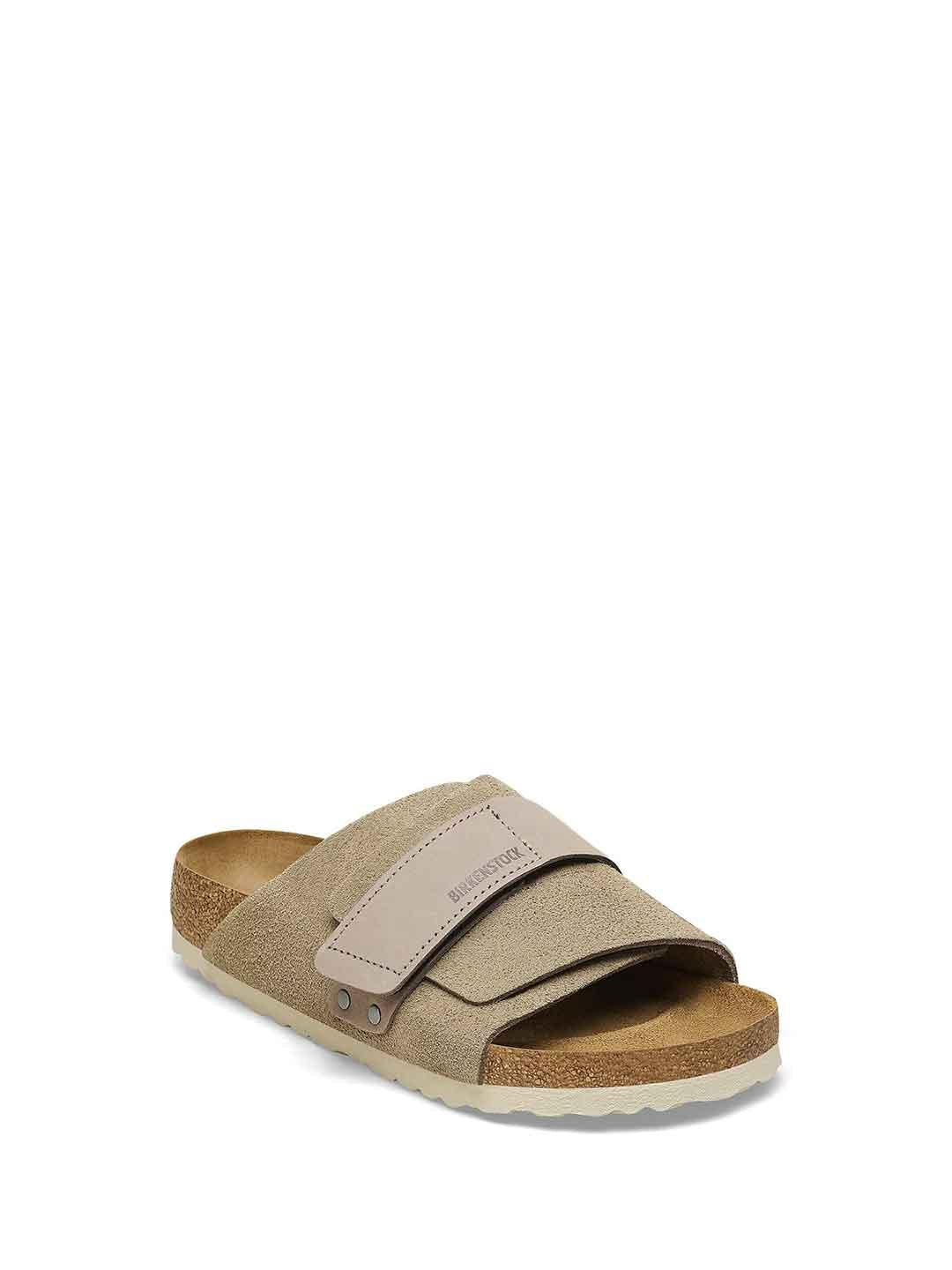Birkenstock Kyoto sandali beige in Nabuk