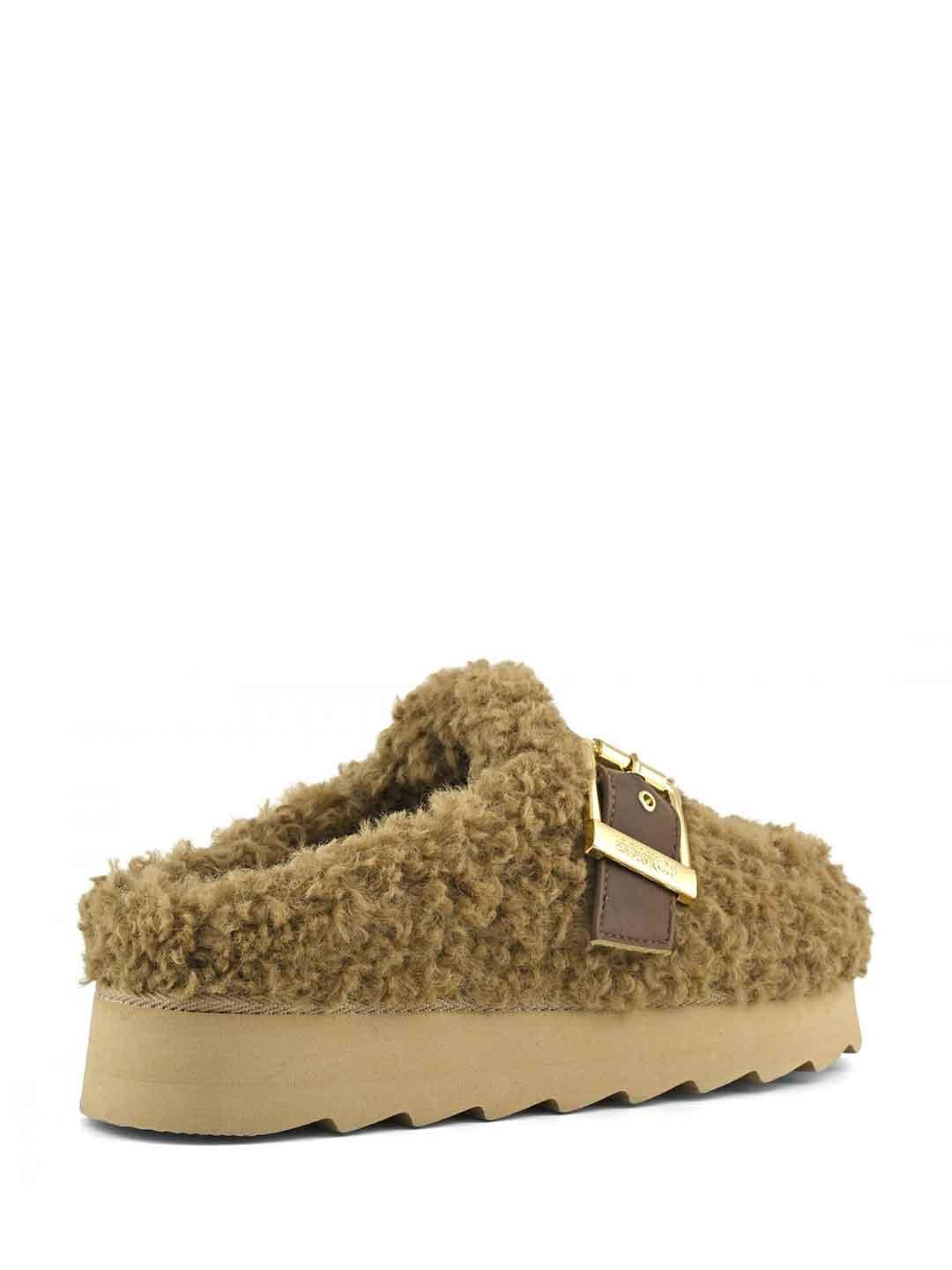 Colors Of California sabot marrone in teddy