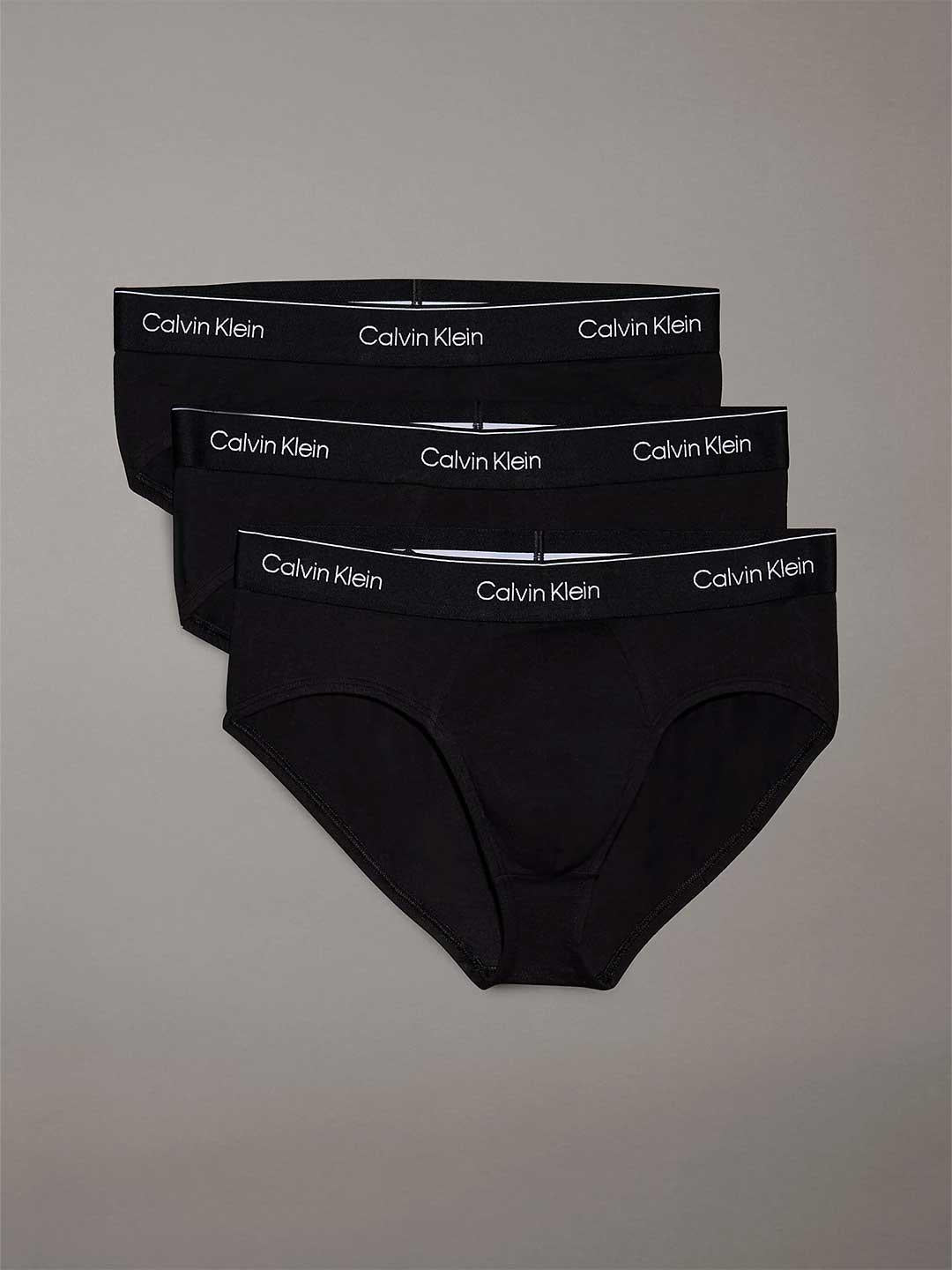 Calvin Klein slip nero con elastico nero