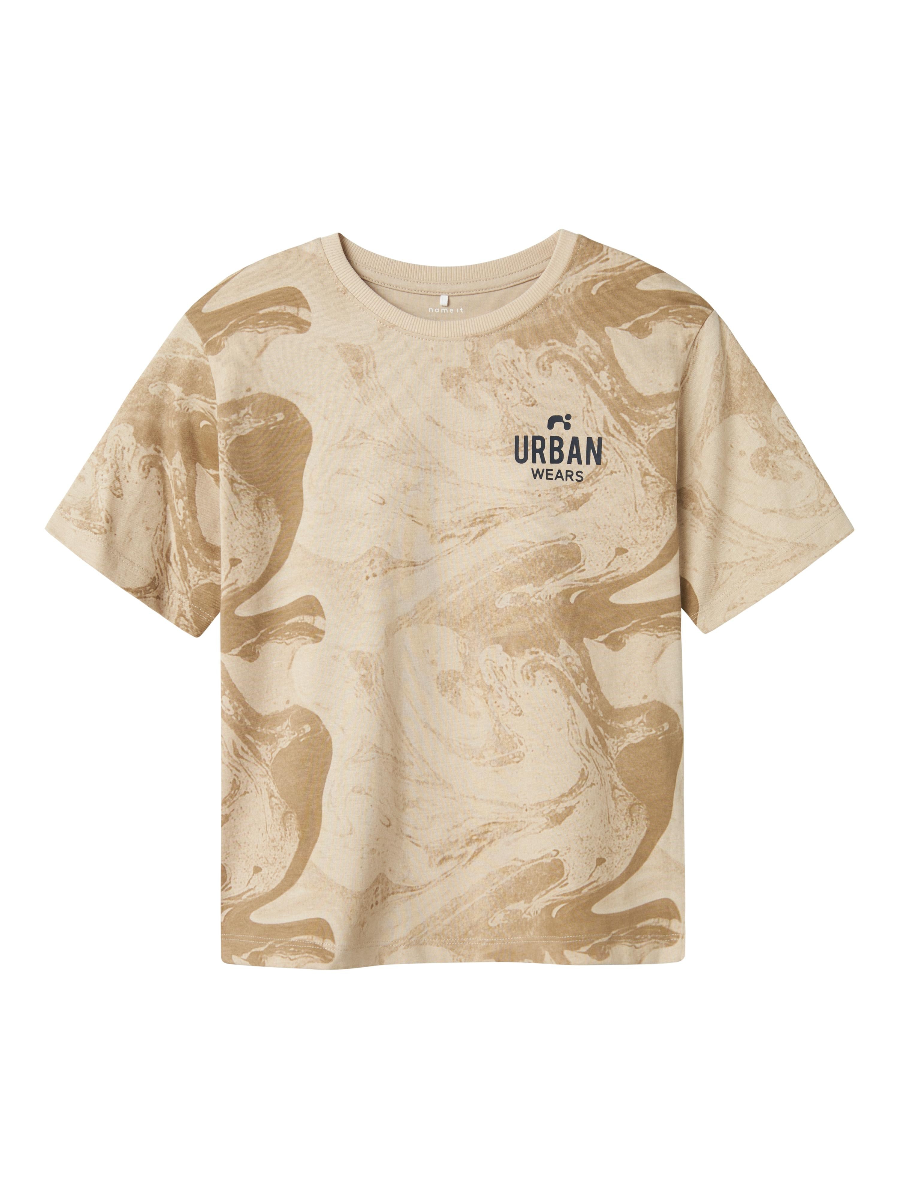 Name It t-shirt kids beige urban