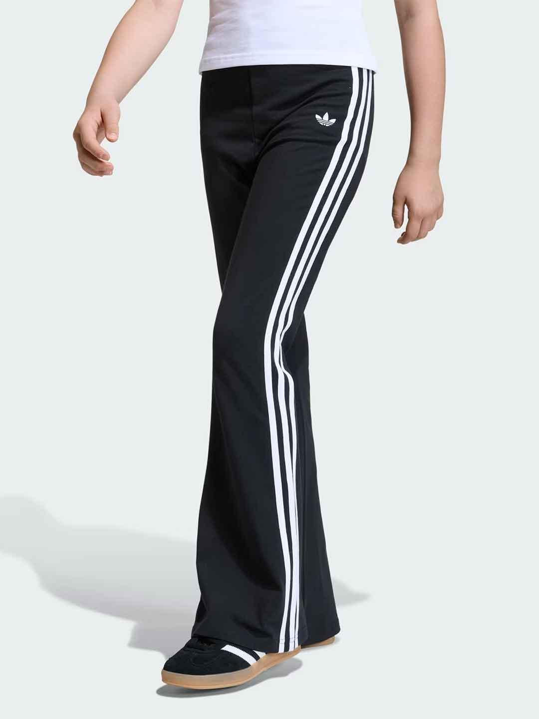 Adidas Flared leggings kids nero a zampa