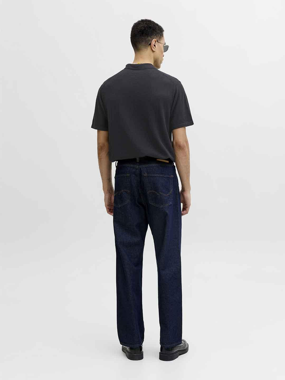 Jack & Jones polo nero con zip