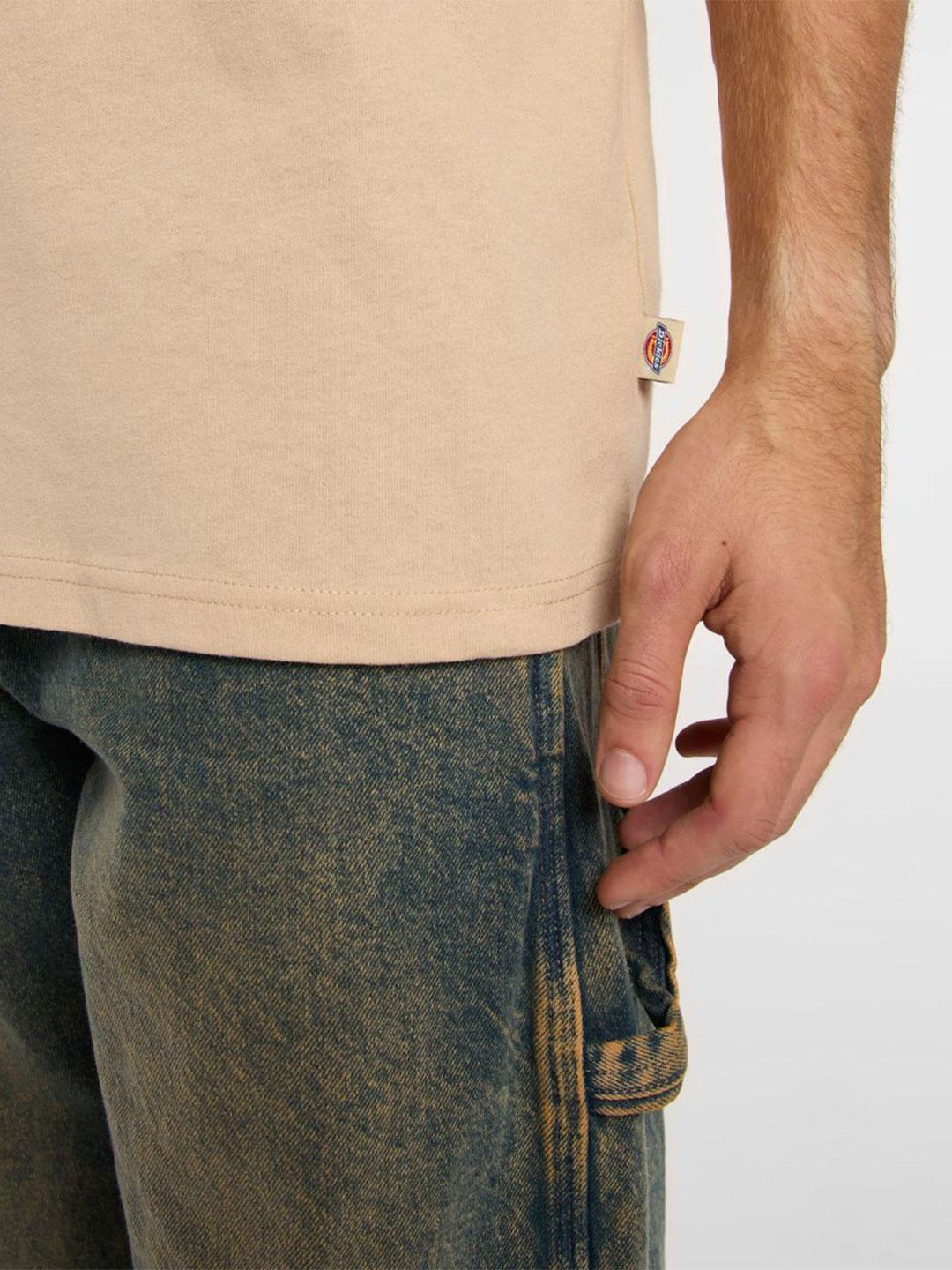 Dickies Luray t-shirt beige con taschino