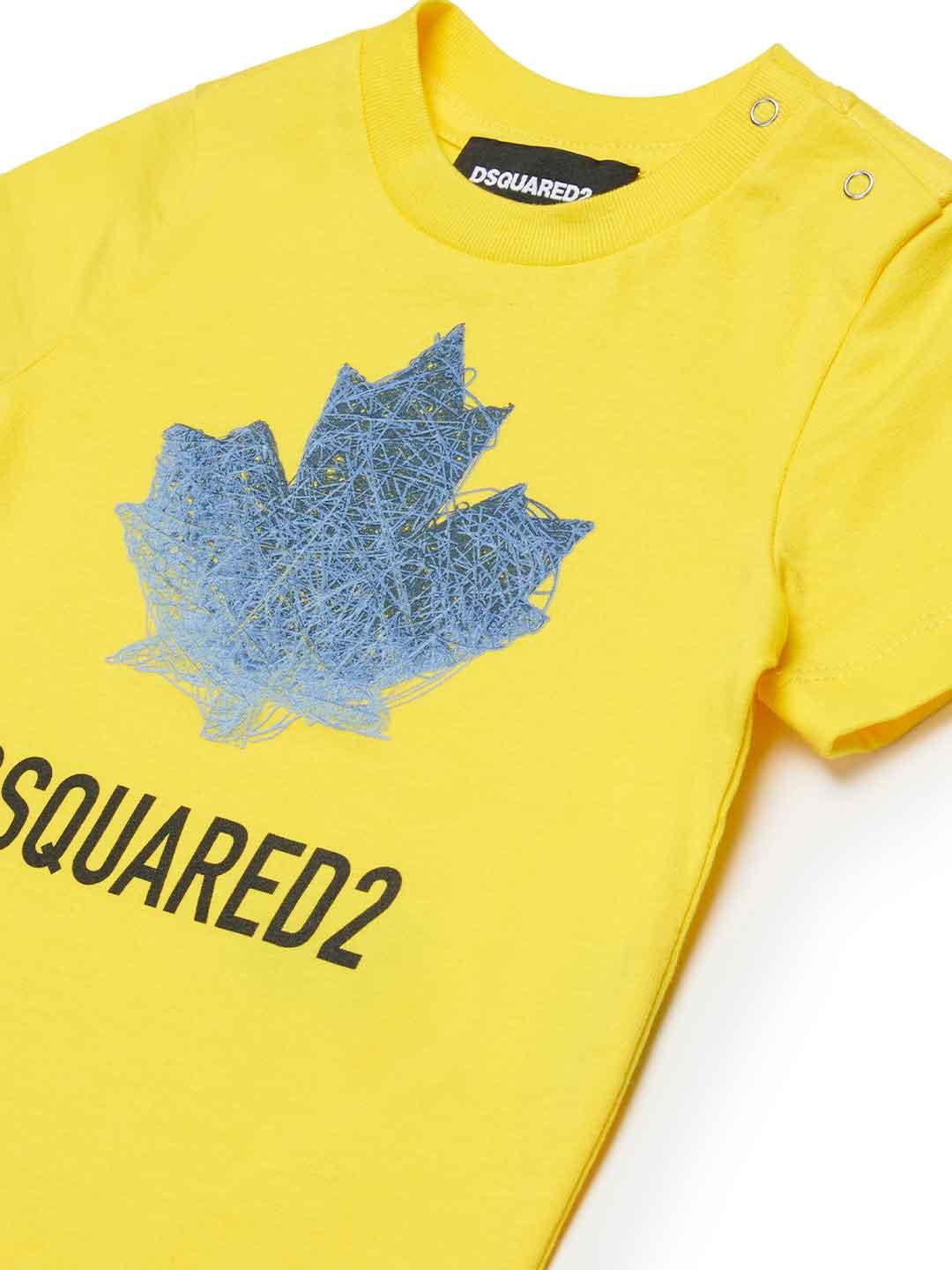 Dsquared 2 t-shirt kids giallo