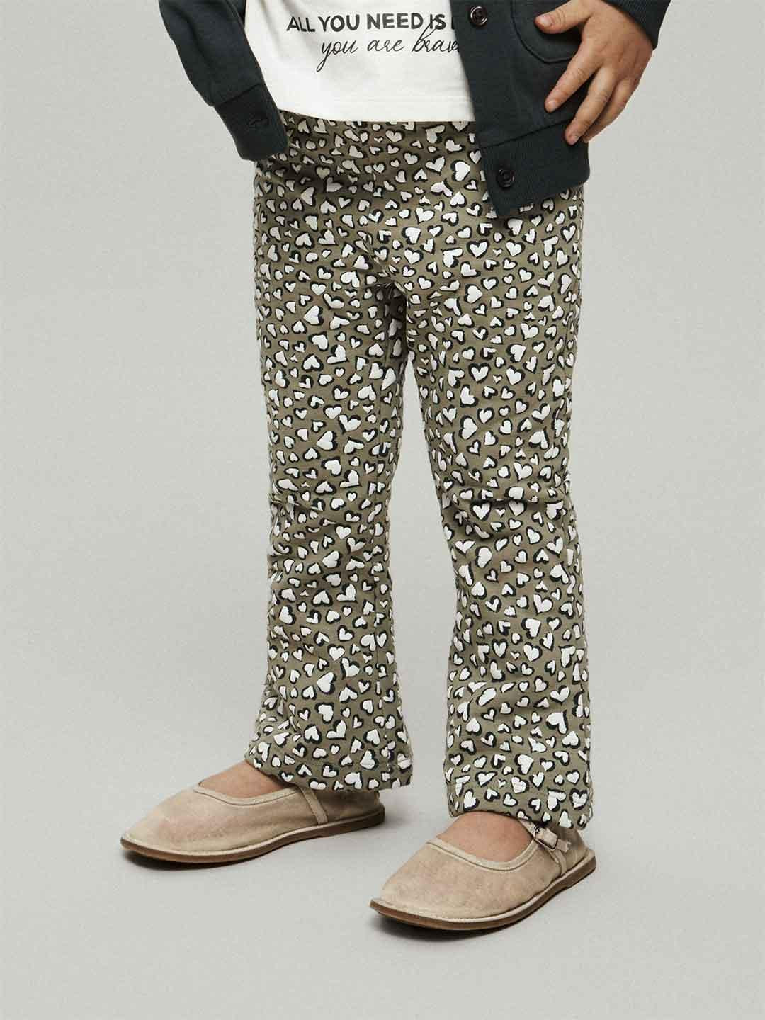 Name It pantaloni kids verde a zampa