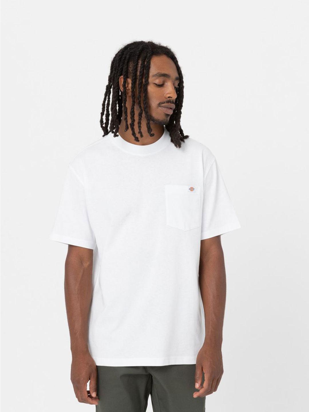 Dickies Luray t-shirt bianco con taschino