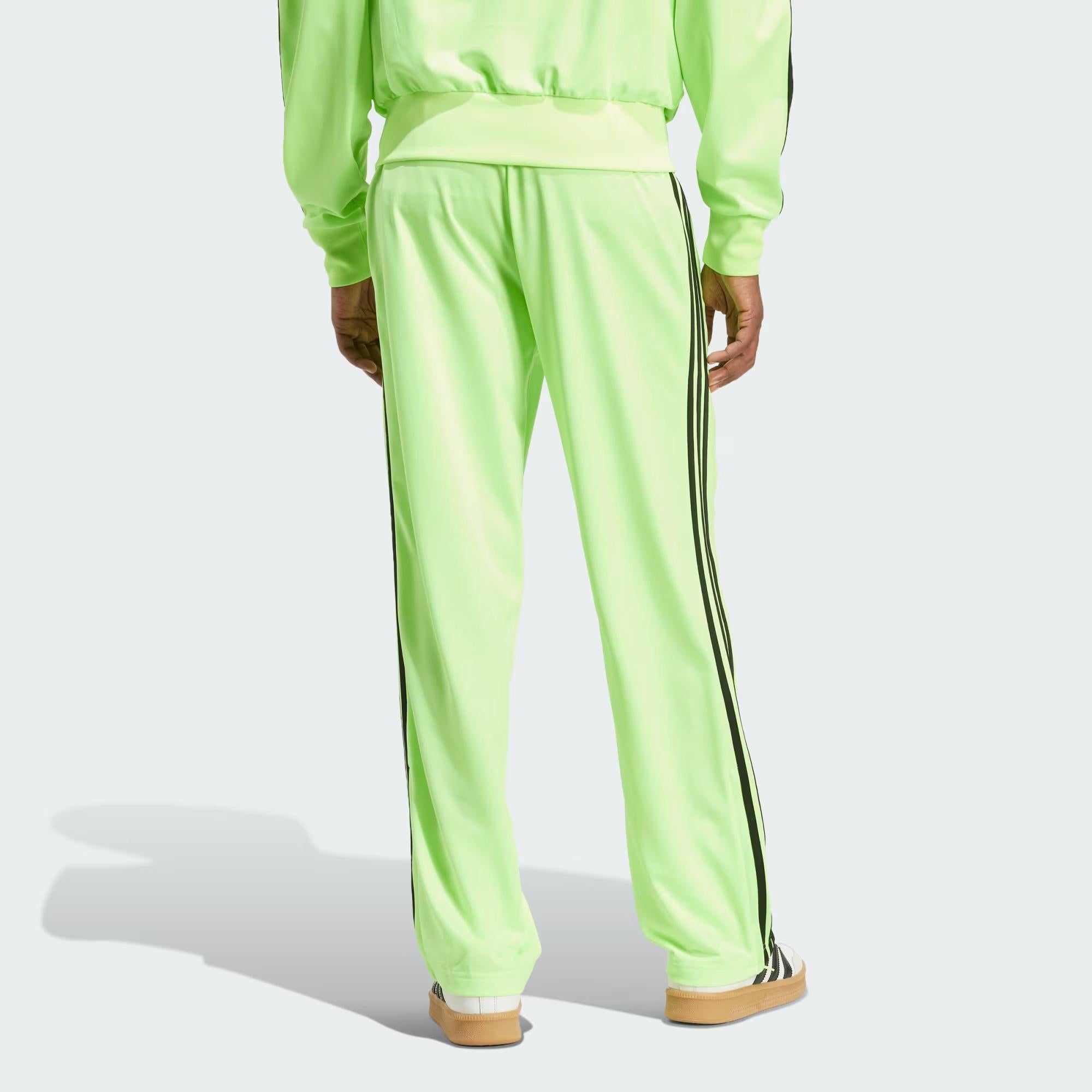 Adidas pantaloni verde fondo con zip