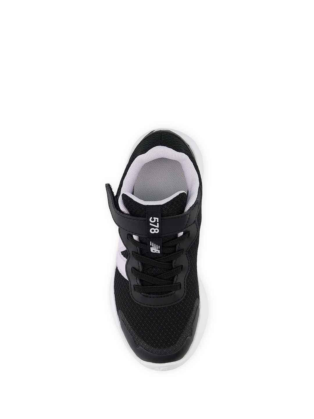 New Balance 578 sneakers kids nero con logo rosa
