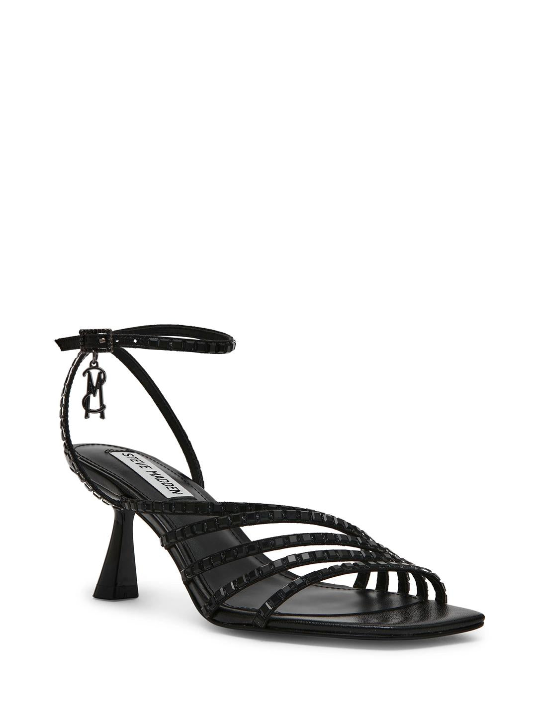 Steve Madden Alarah sandali nero con strass