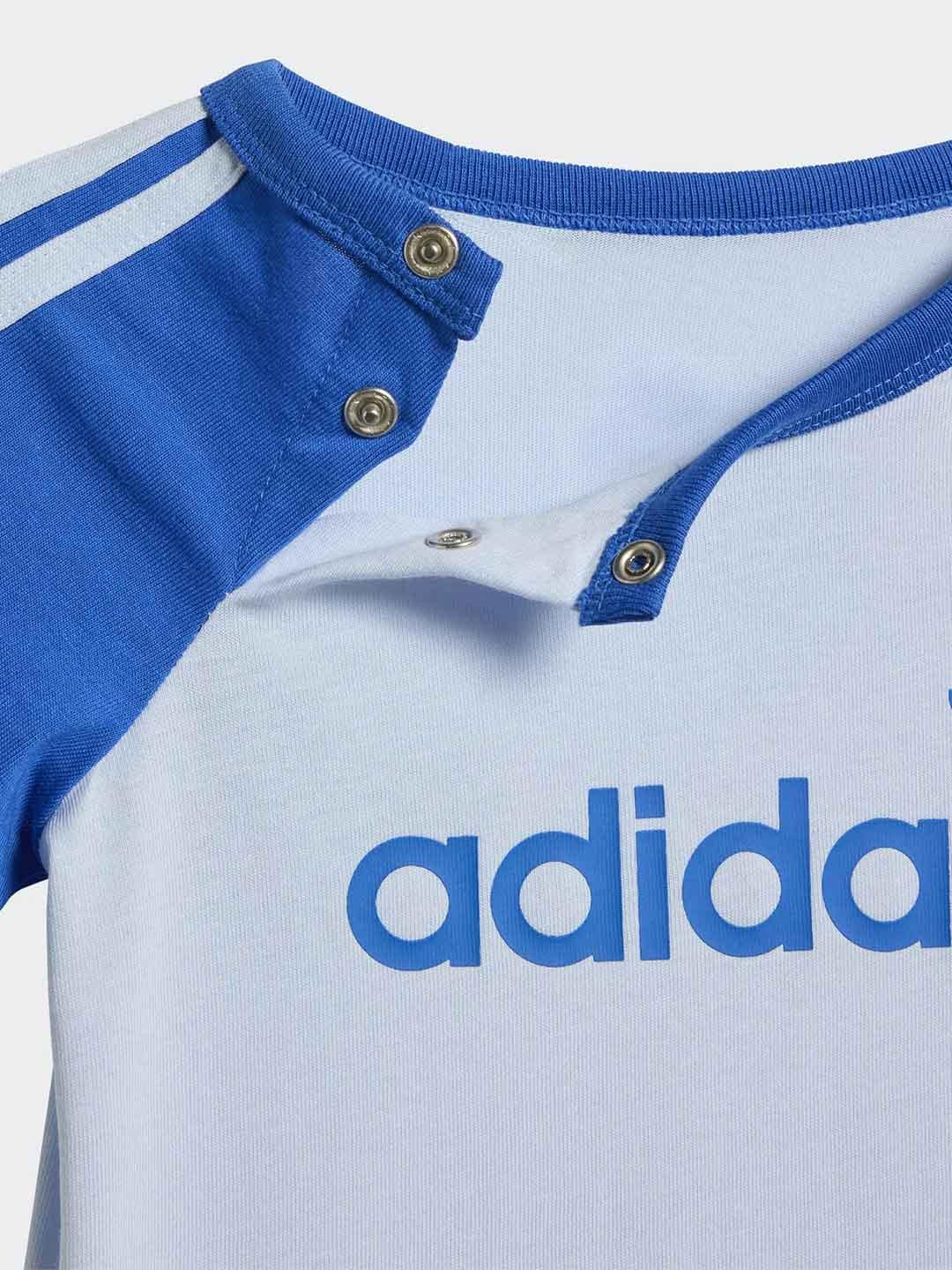 Adidas coordinato kids celeste