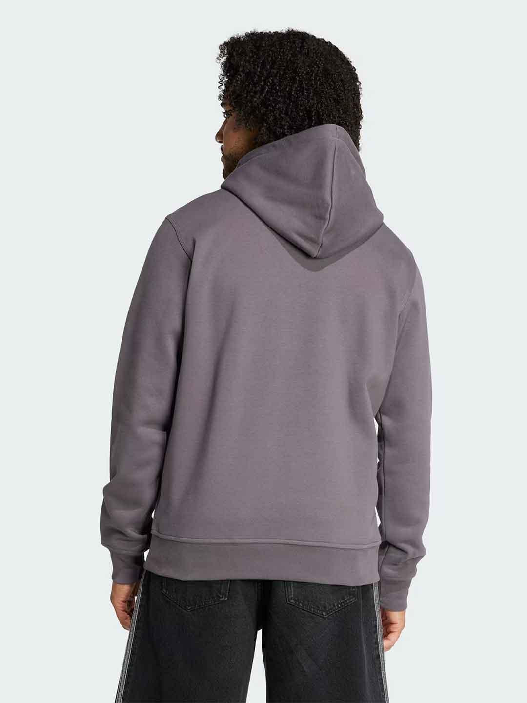 Adidas felpa grigio con cappuccio