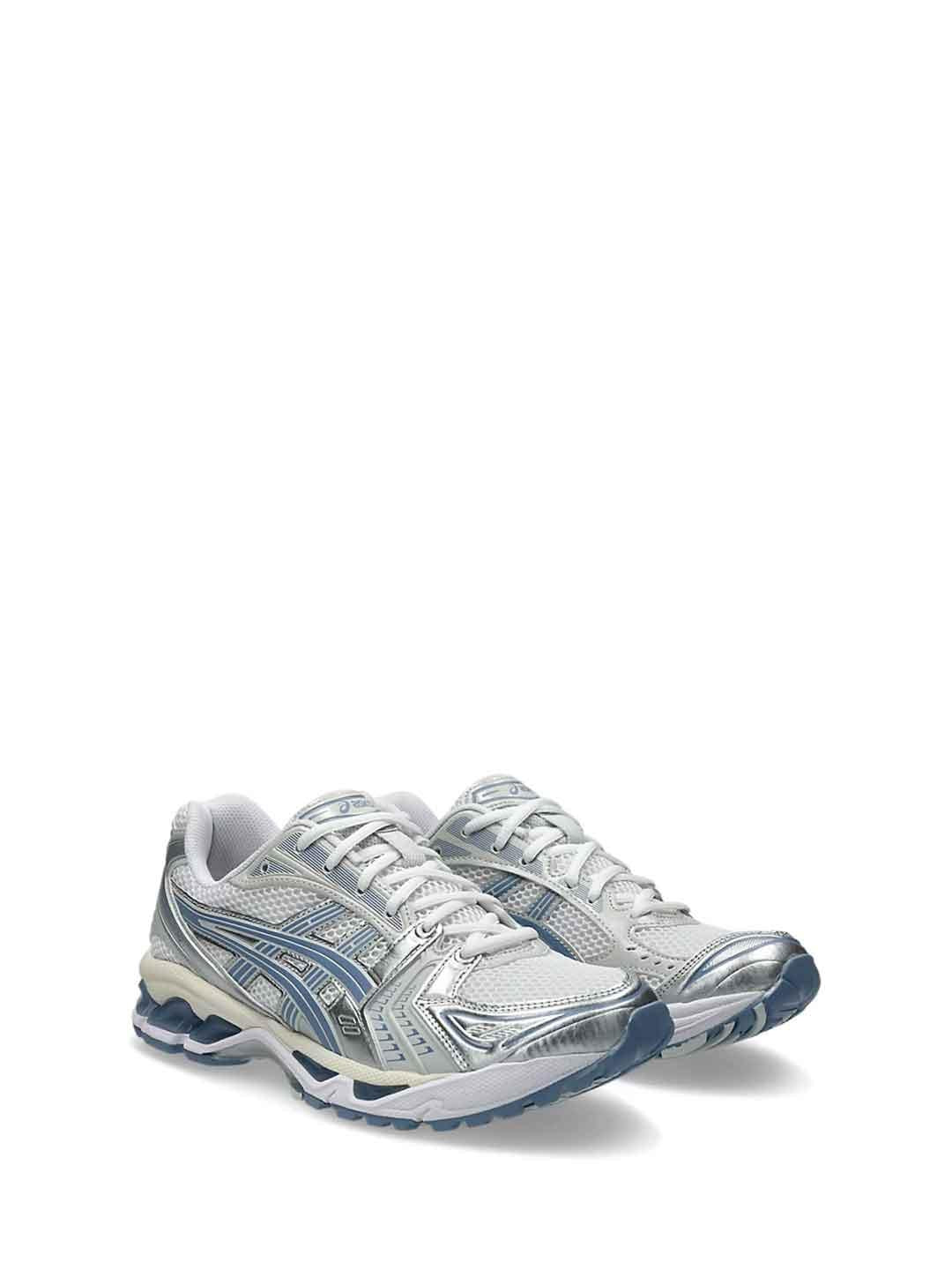 Asics Gel-Kayano 14 sneakers bianco e celeste