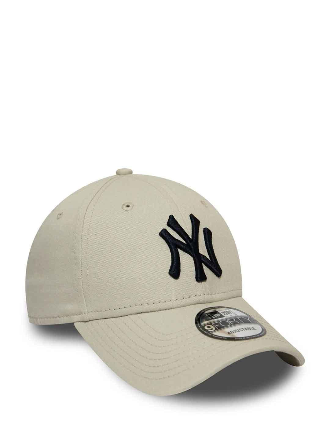 New Era 9Forty cappello beige logo nero
