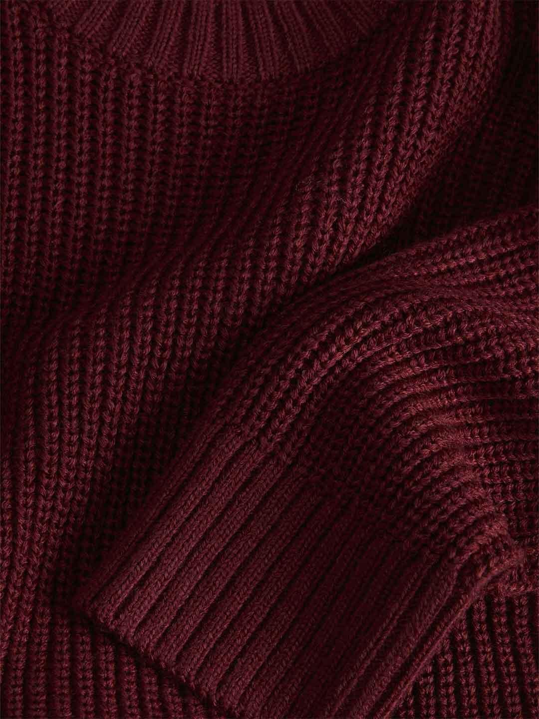 JJXX Global maglione bordeaux