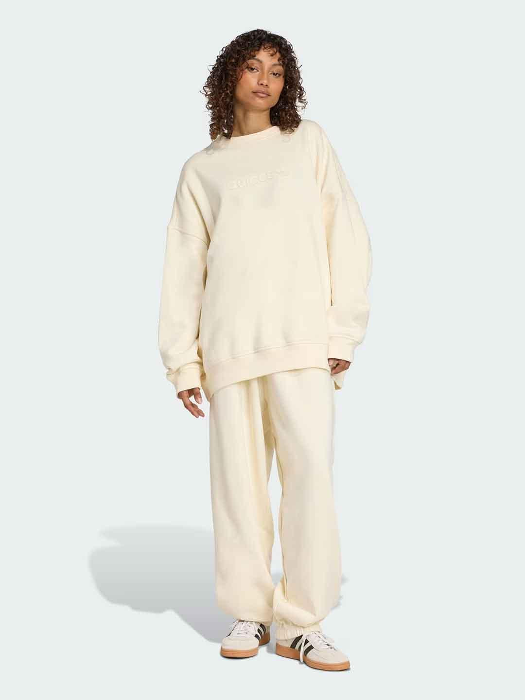 Adidas Essential felpa panna over