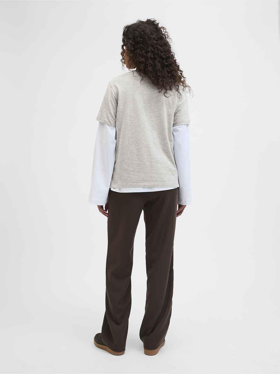 JJXX t-shirt girgio con stampa bordeaux