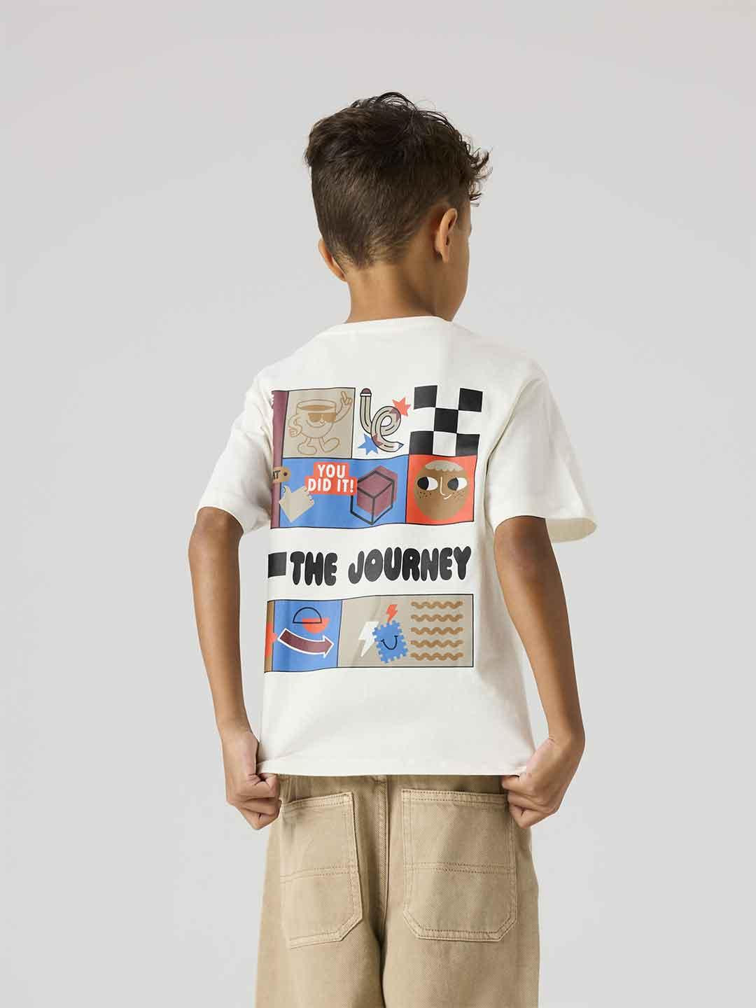 Name It t-shirt kids bianco the journey
