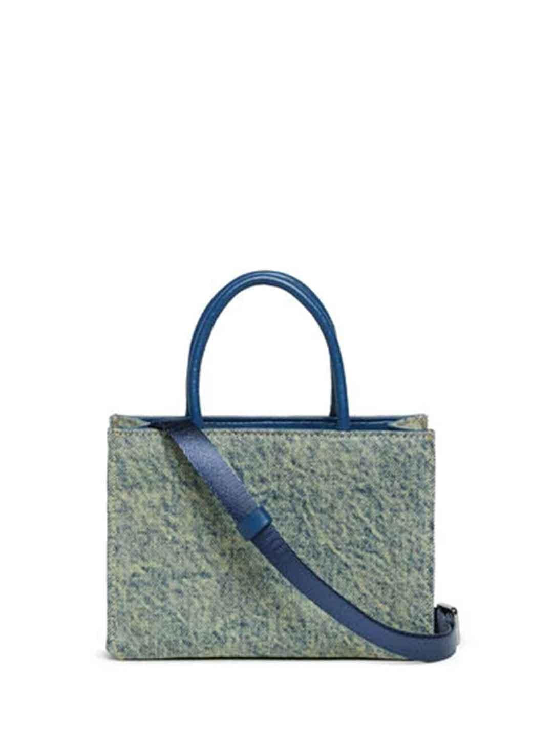 Diesel 3D Mini Bag borsa giallo in jeans