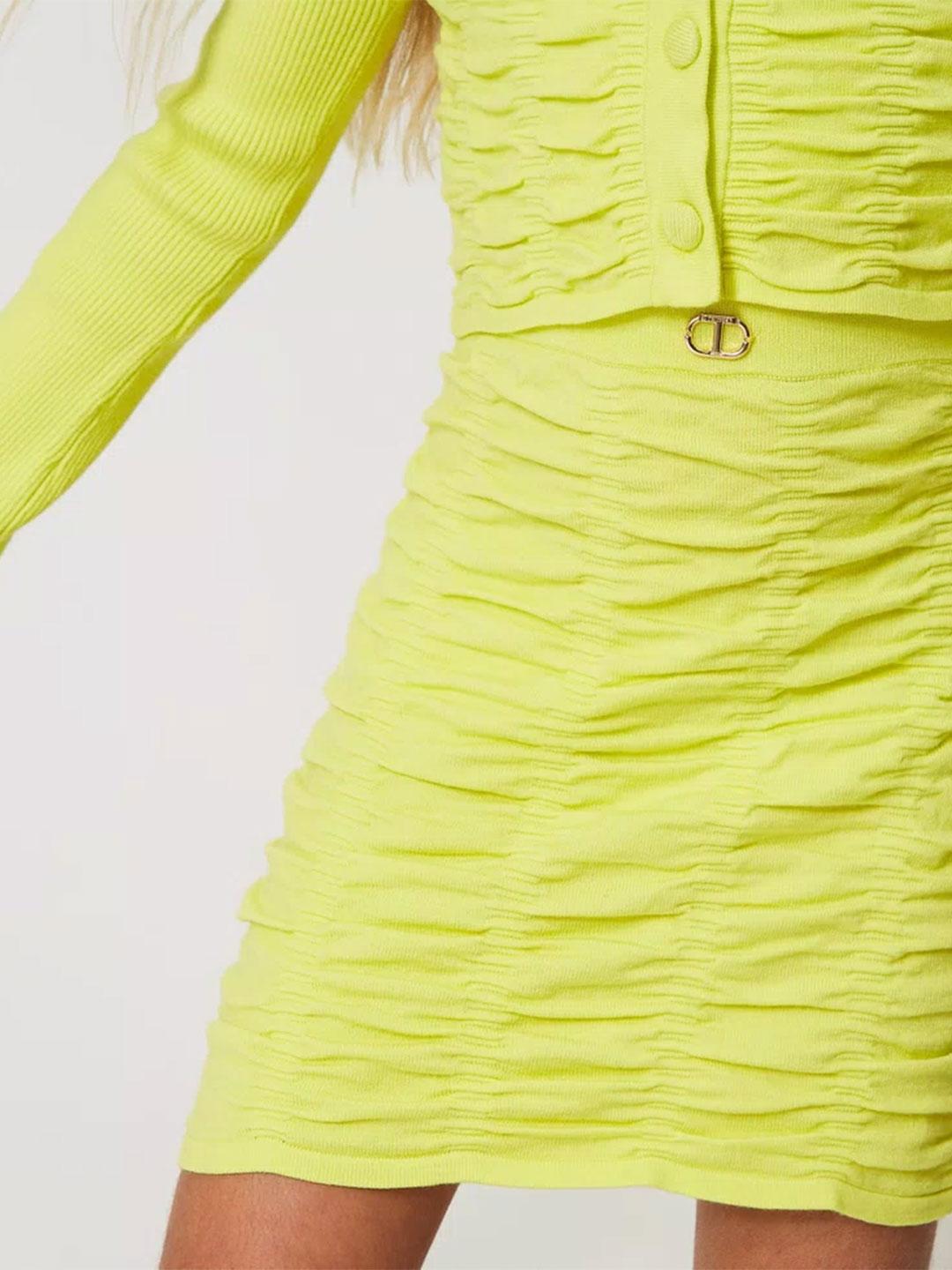 Twinset gonna kids giallo mini