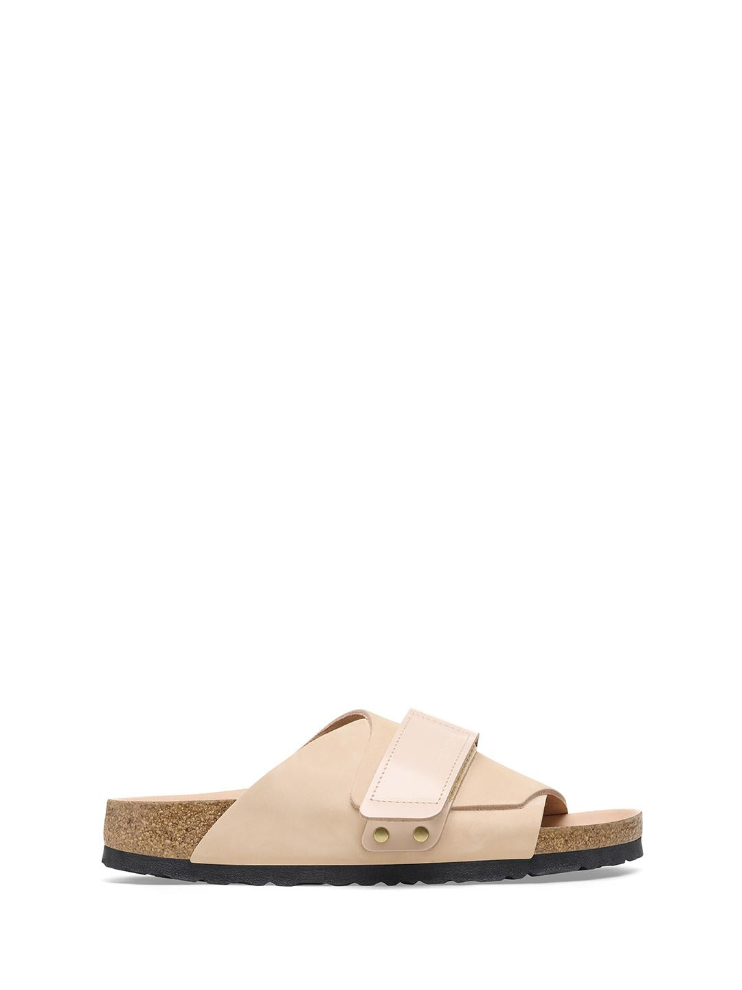 Birkenstock Kyoto sandali cipria con strappo