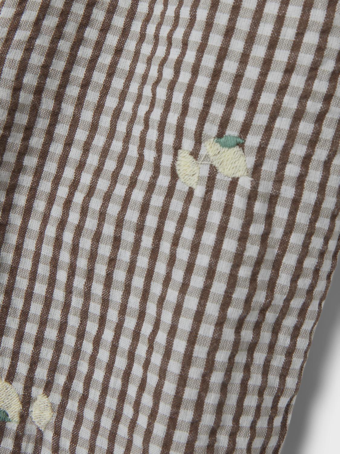 Name it pantaloni kids a fantasia a quadri e ricami