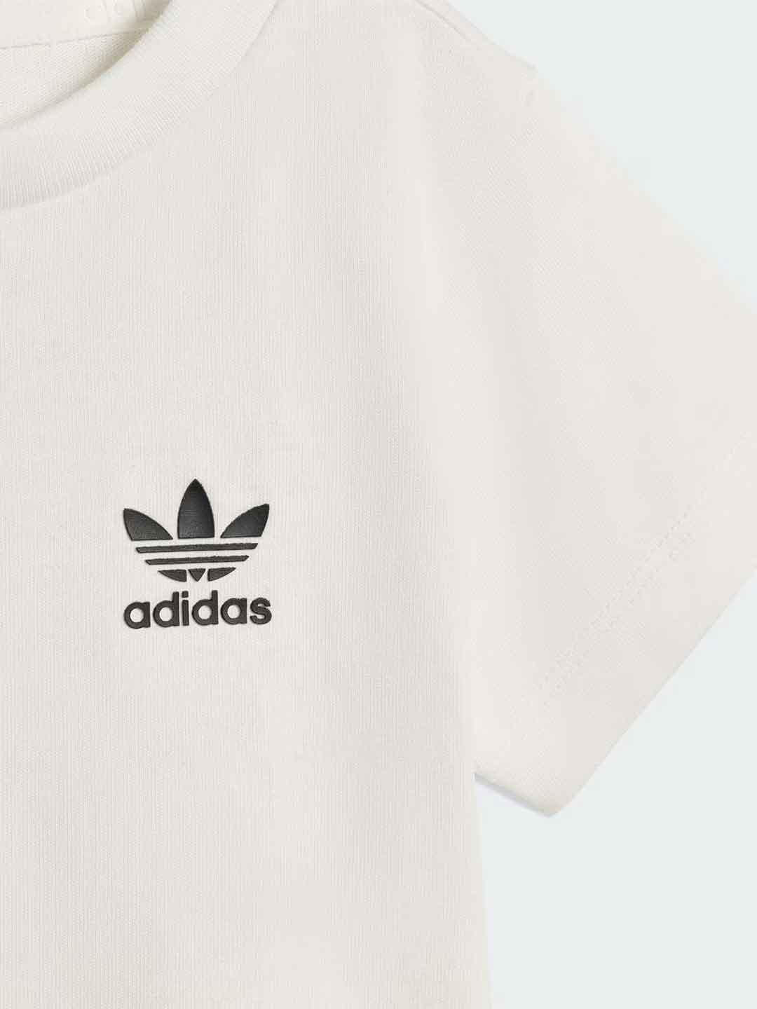 Adidas coordinato kids bianco e rosa