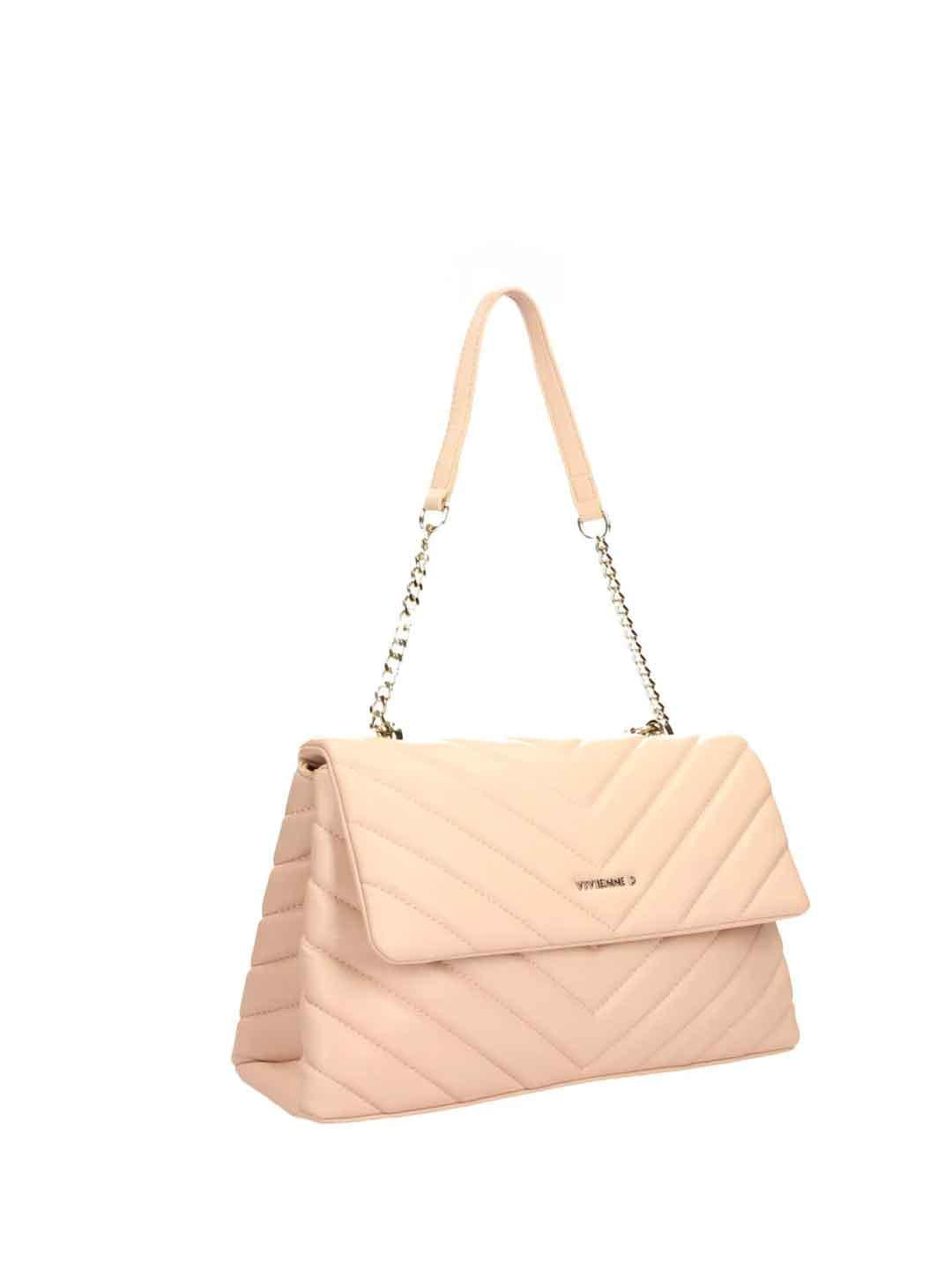 Vivienne D Soft borsa rosa trapuntata big