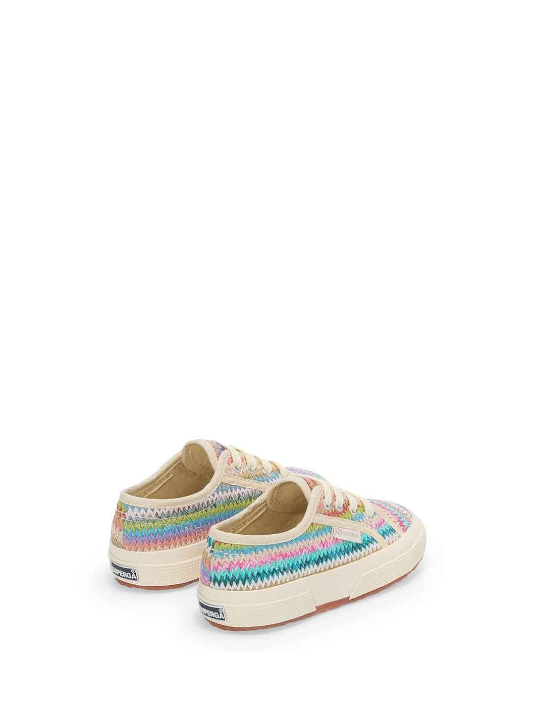 Superga sneakers kids multicolor in rafia