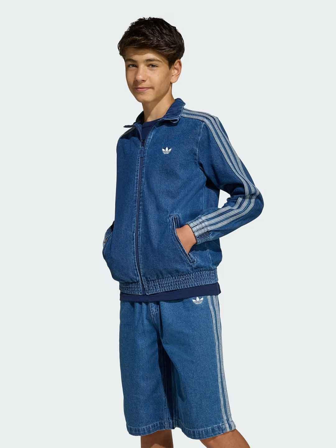 Adidas Firebird felpa kids in jeans