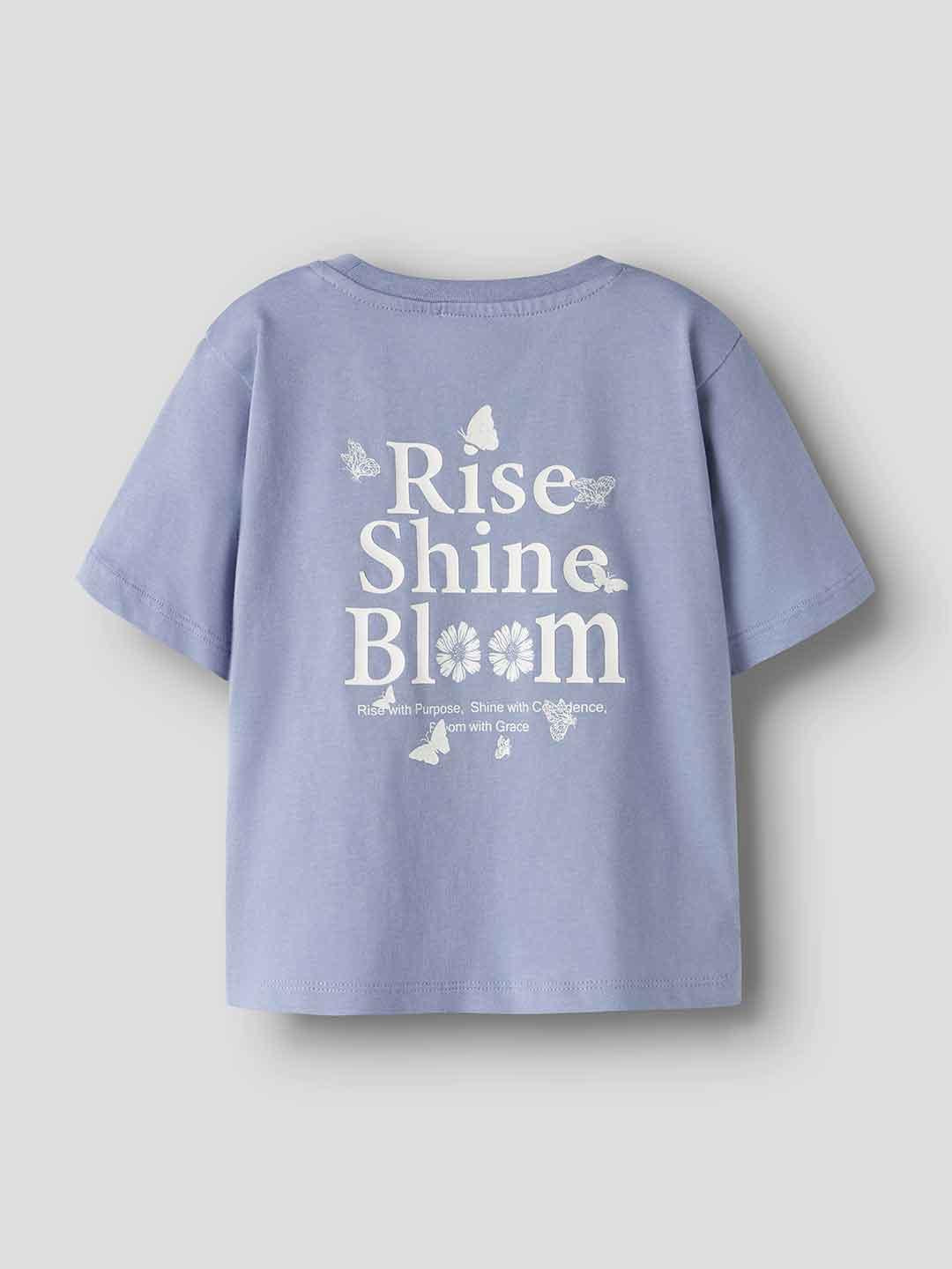 Name It t-shirt kids lilla con stampa farfalle