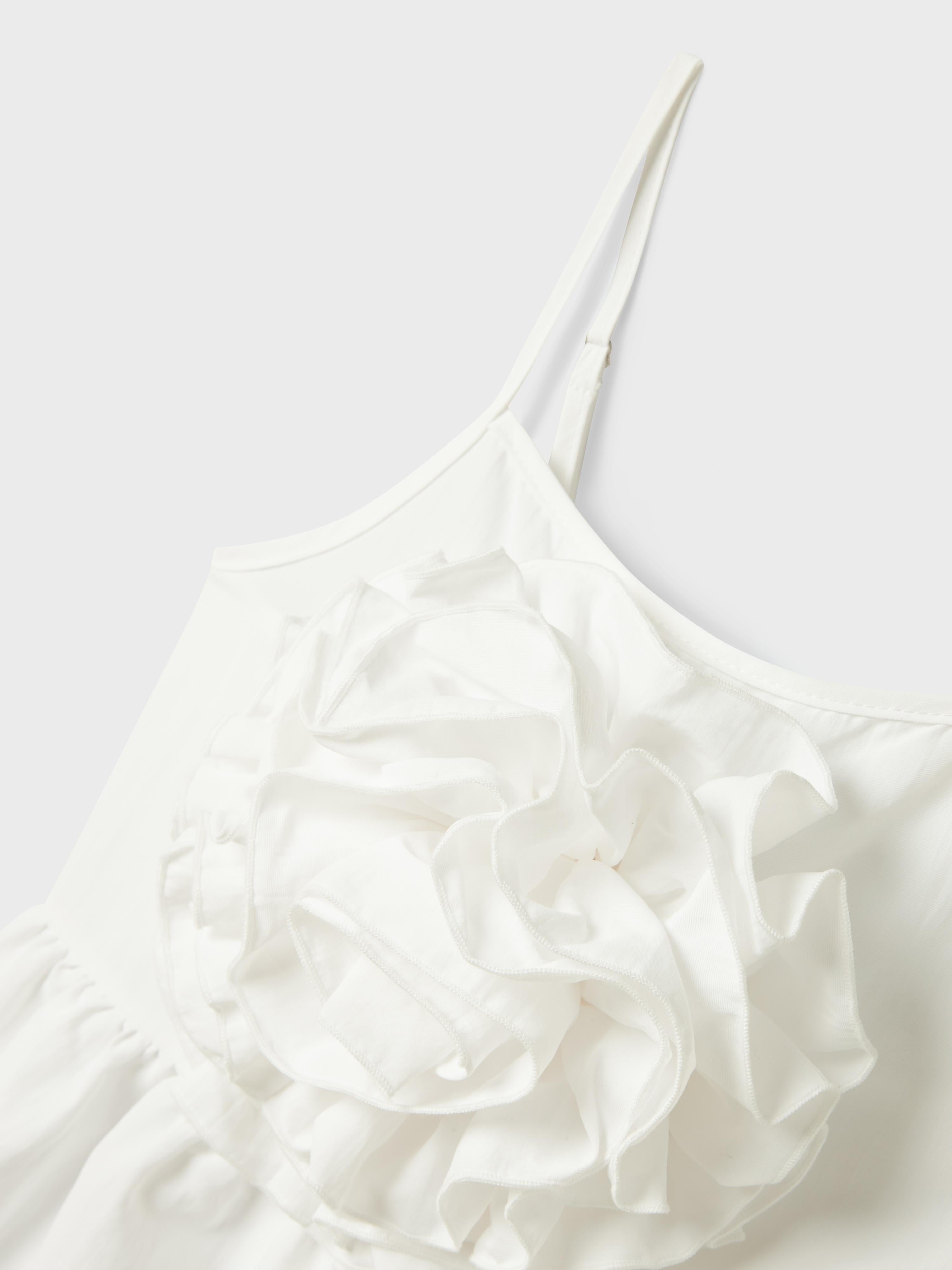 Name It top kids bianco con fiore