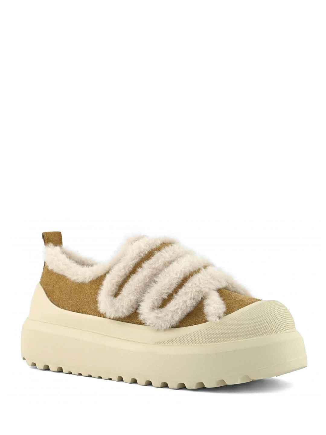 Colors Of California sneakers marrone con gomma alta