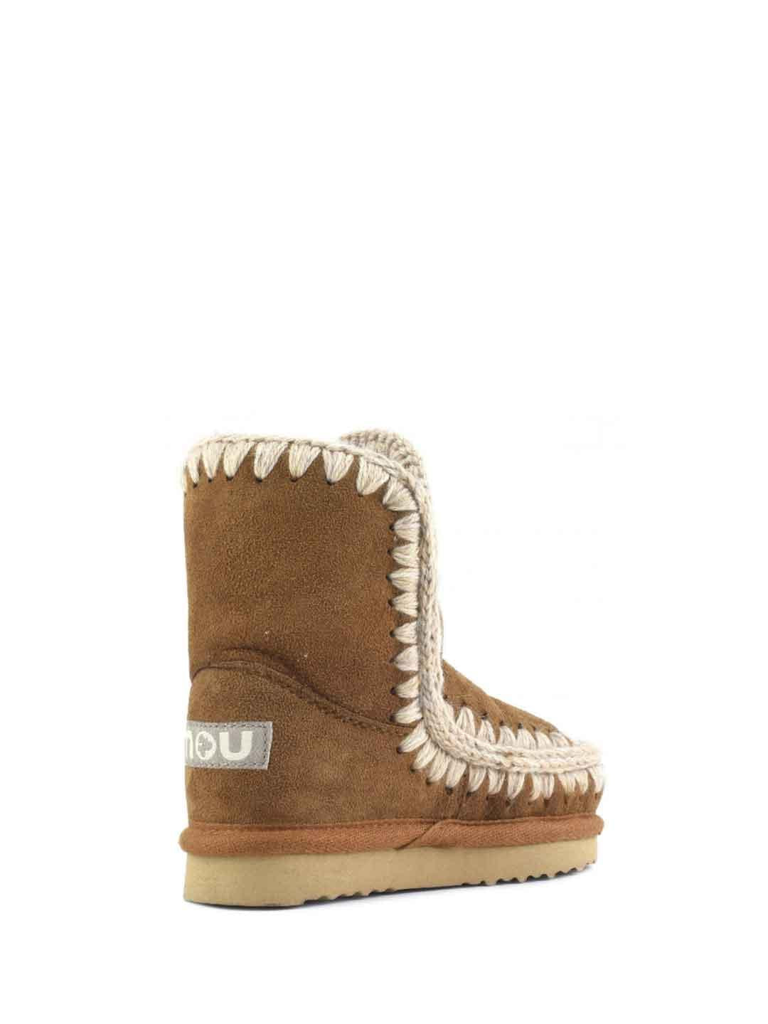Mou Eskimo stivali kids beige in suede