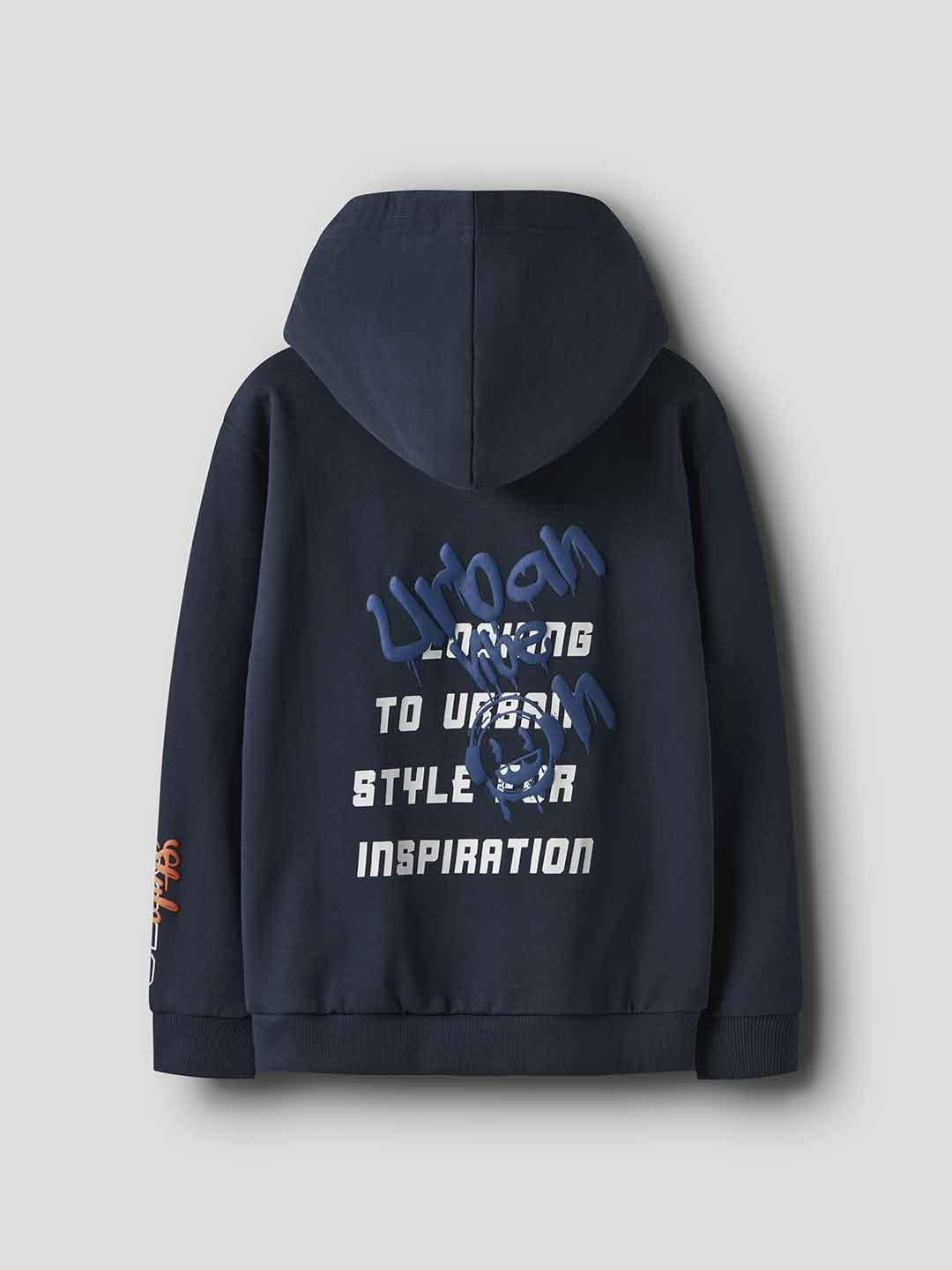 Name It felpa kids blu con stampe