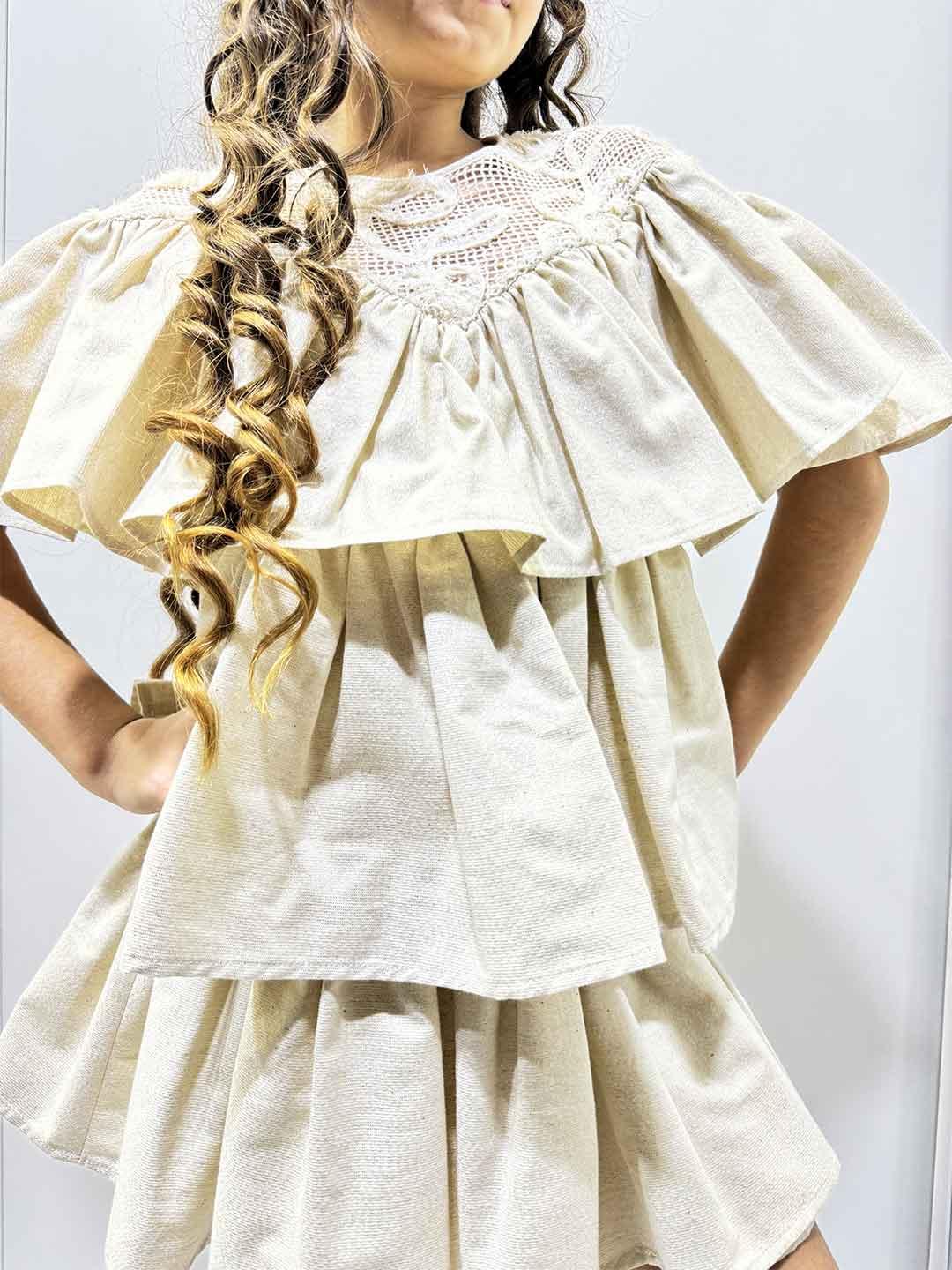 Cocò et Mamà Narciso abito kids beige